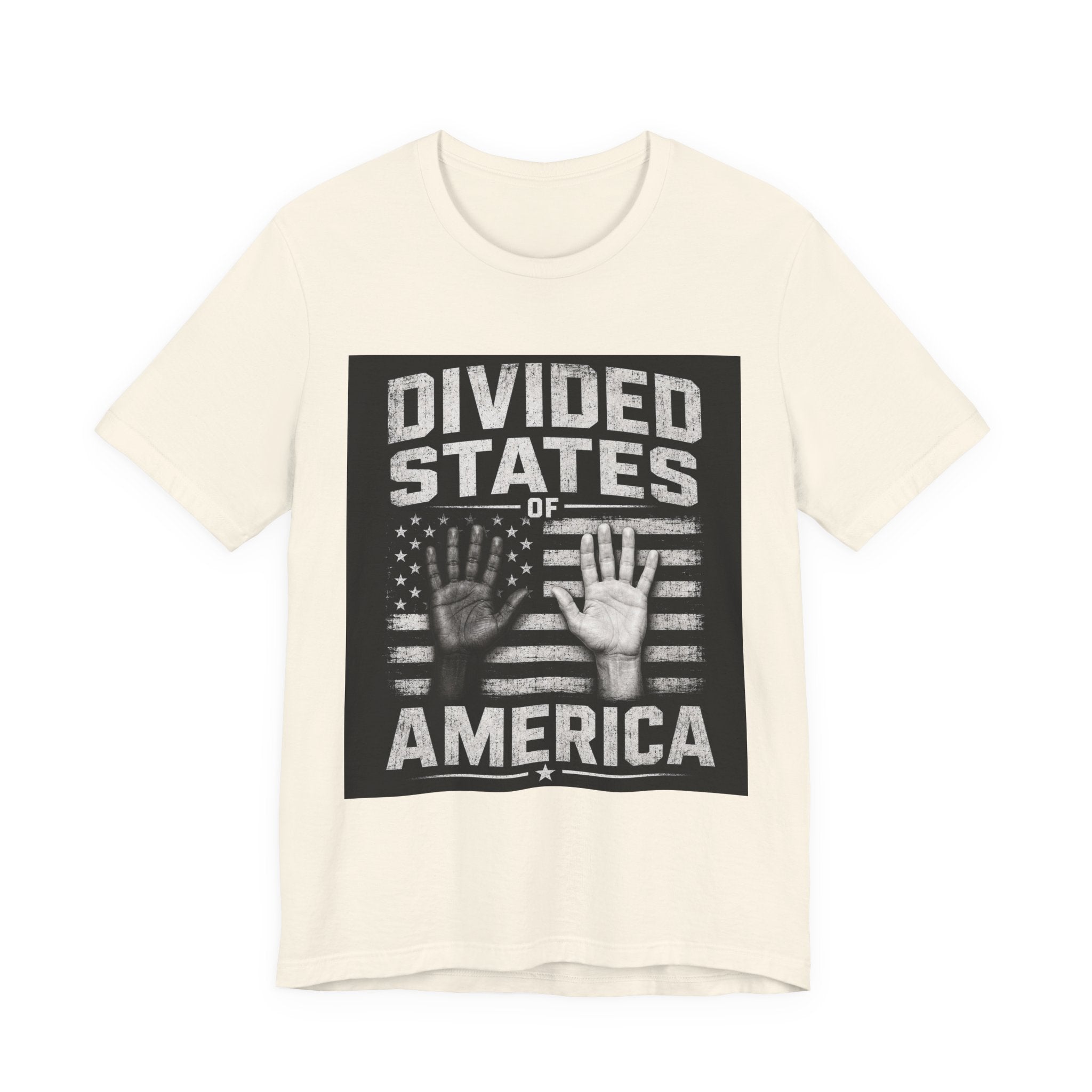 Wear Your Moment Unisex Graphic T-Shirt – Divided States of America, Lightweight Ring-Spun Cotton, Sizes S–4XL