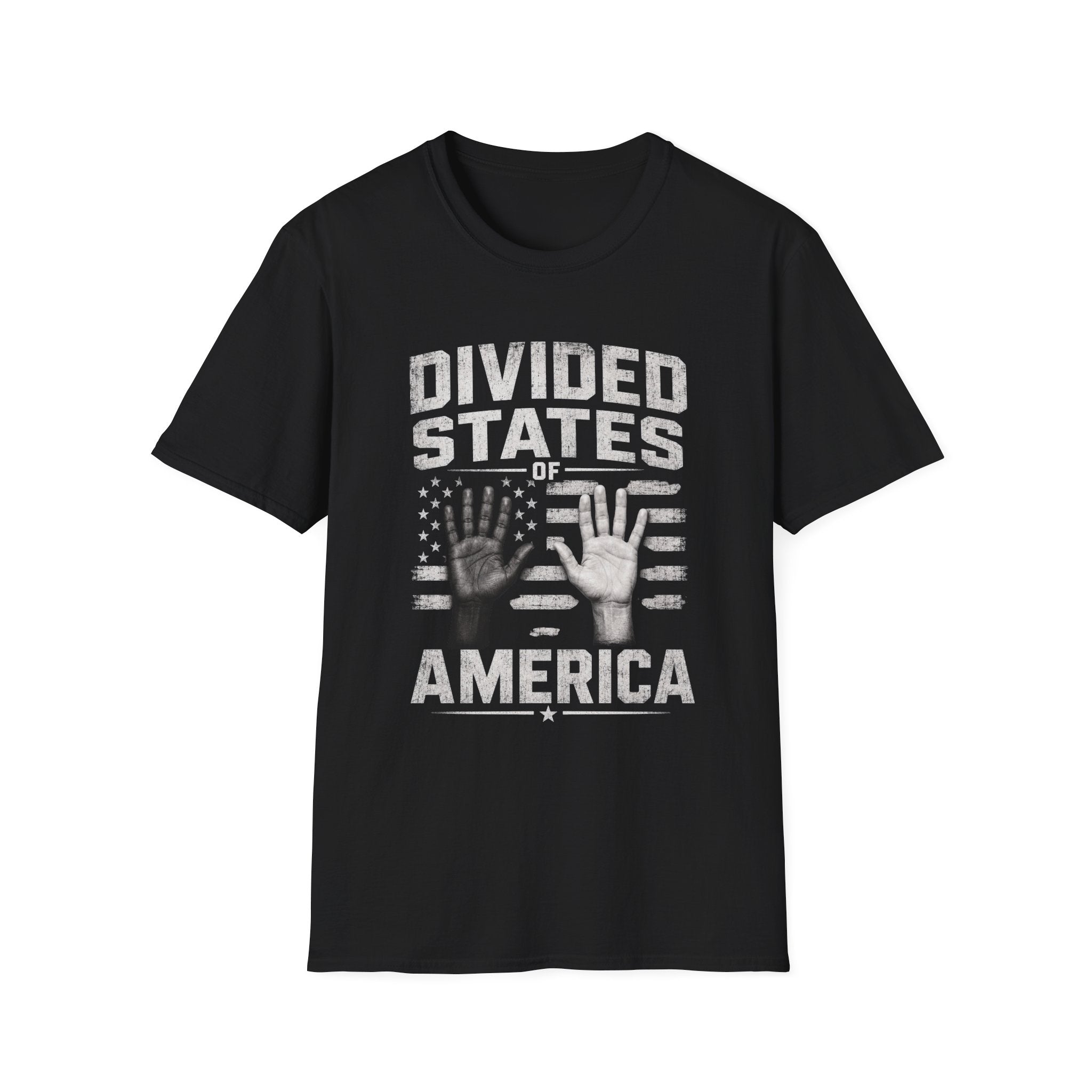 Divided States of America T-Shirt — Political Commentary Graphic Tee