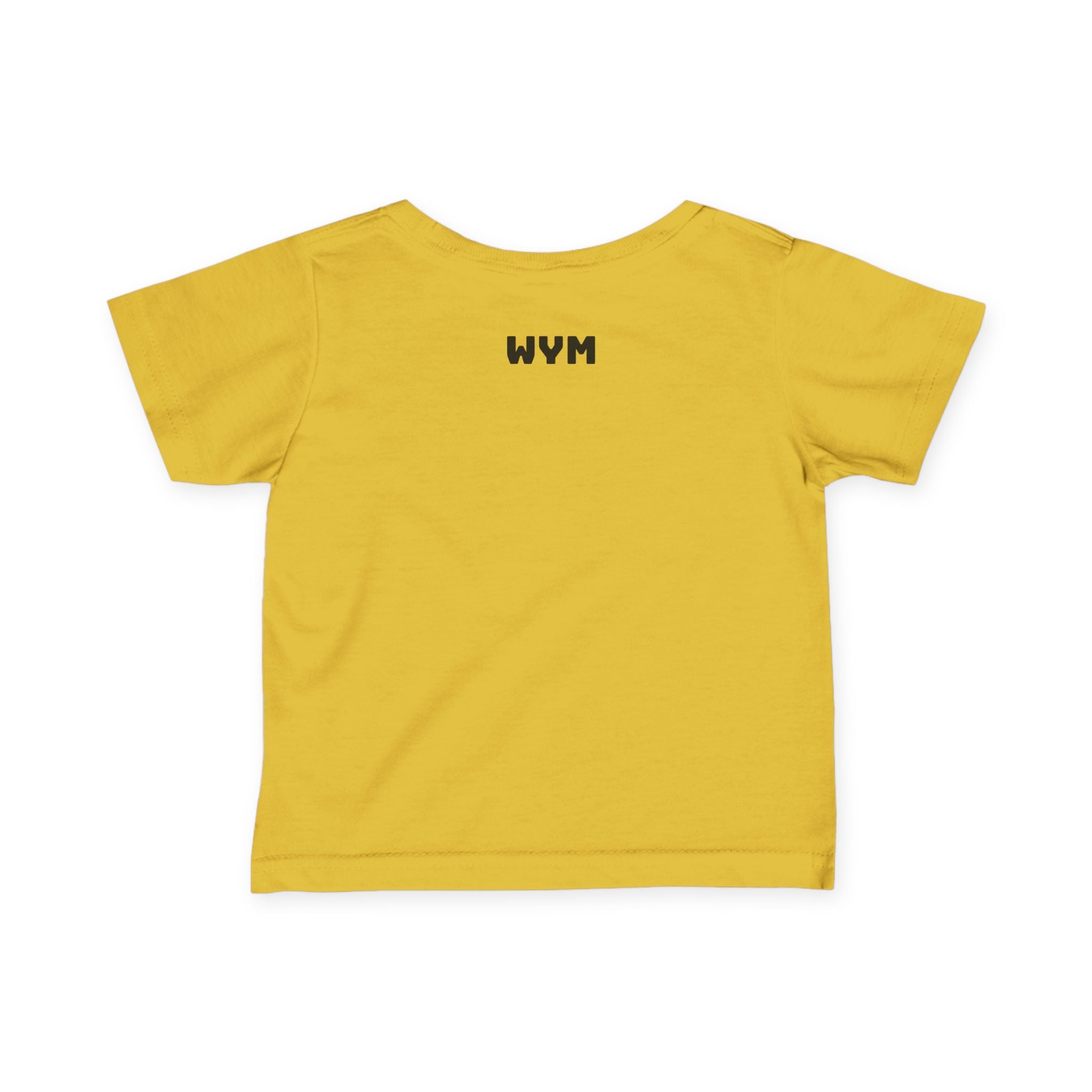 Infant Tee "Built Different" – Baby Graphic Shirt with Crown Design