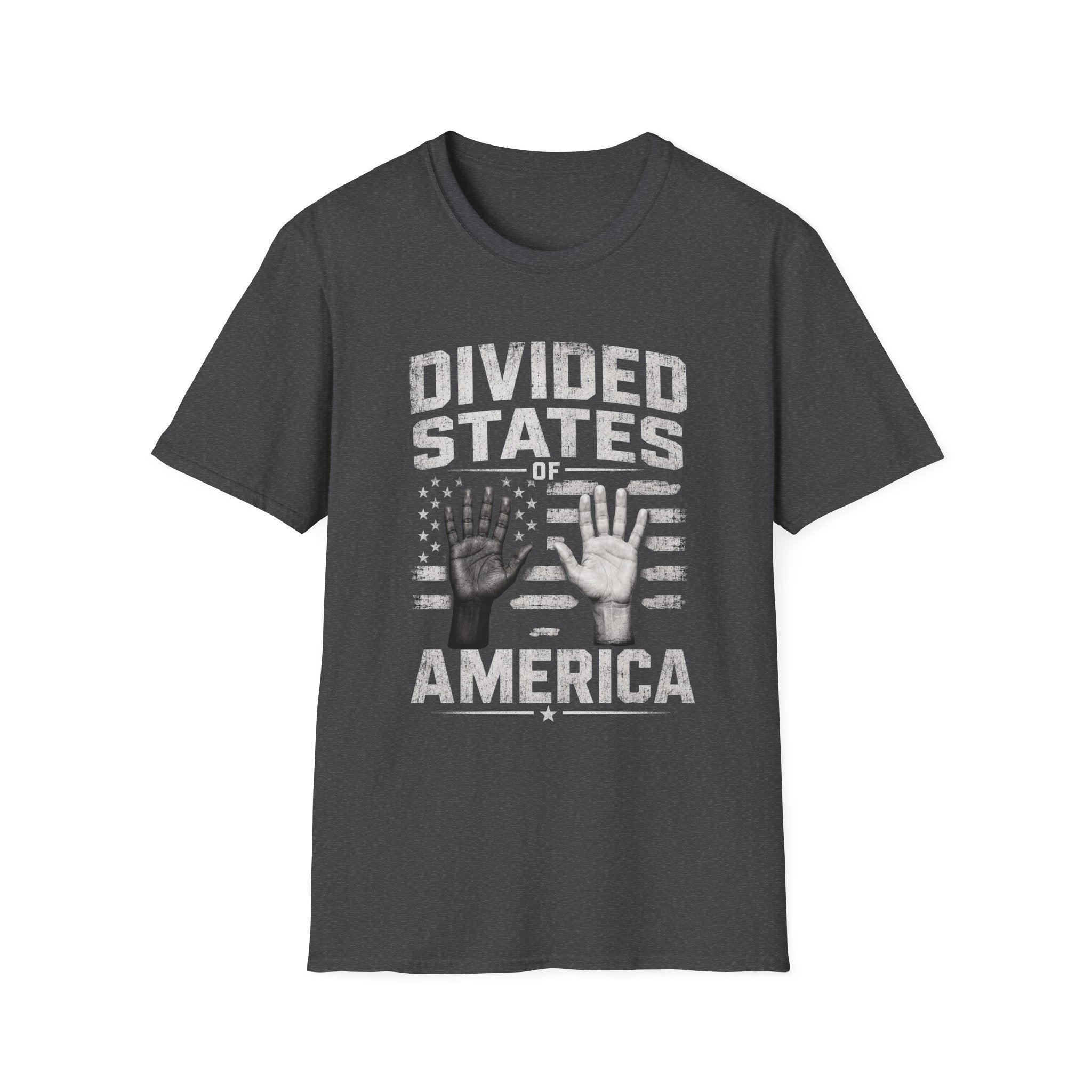 Divided States of America T-Shirt — Political Commentary Graphic Tee