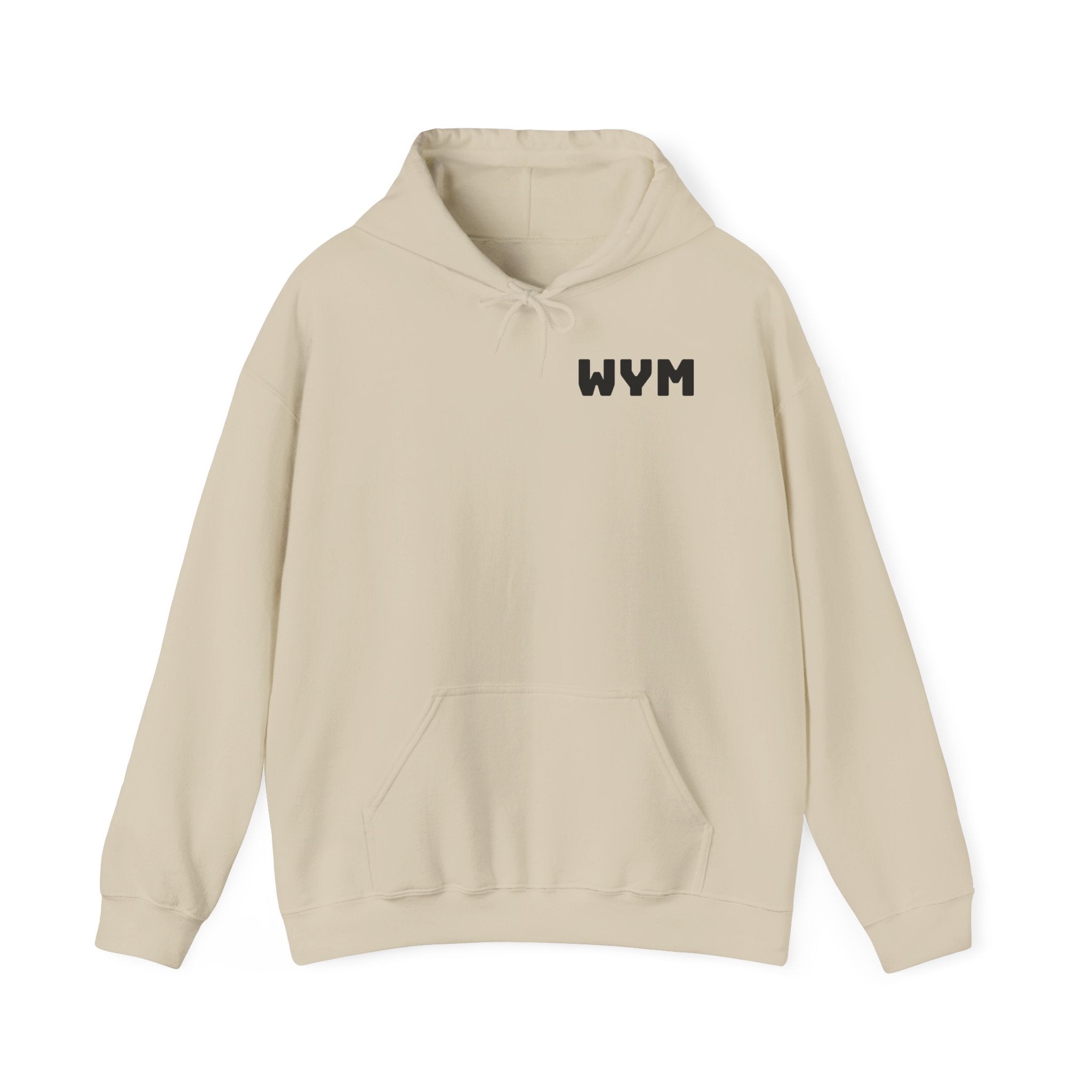 Wear Your Moment Unisex Graphic Hoodie – Built Different Pullover, 50/50 Cotton-Poly, Sizes S–4XL
