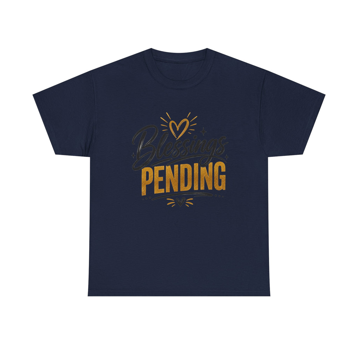 Blessings Pending Tee — Pregnancy Announcement Graphic, Soft Cotton, Unisex