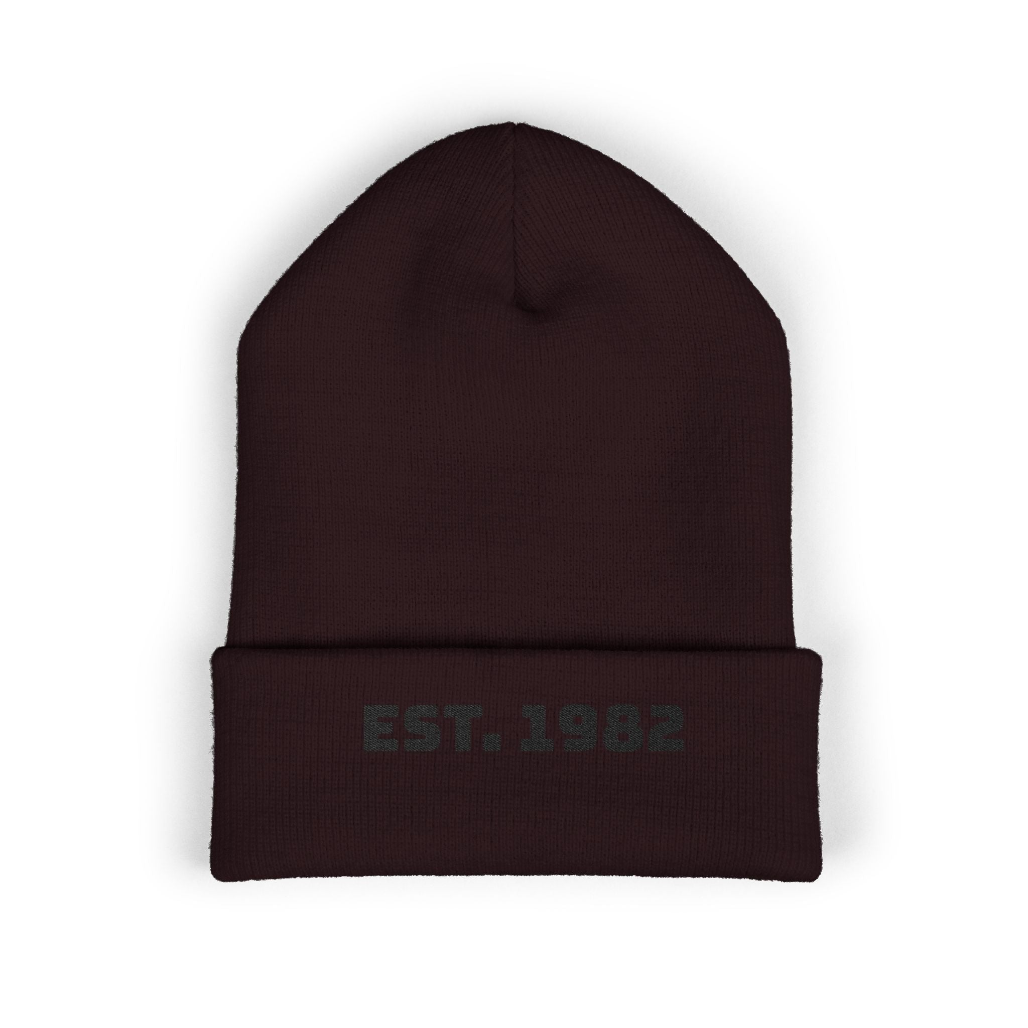 Embroidered "EST. 1982" Cuffed Beanie