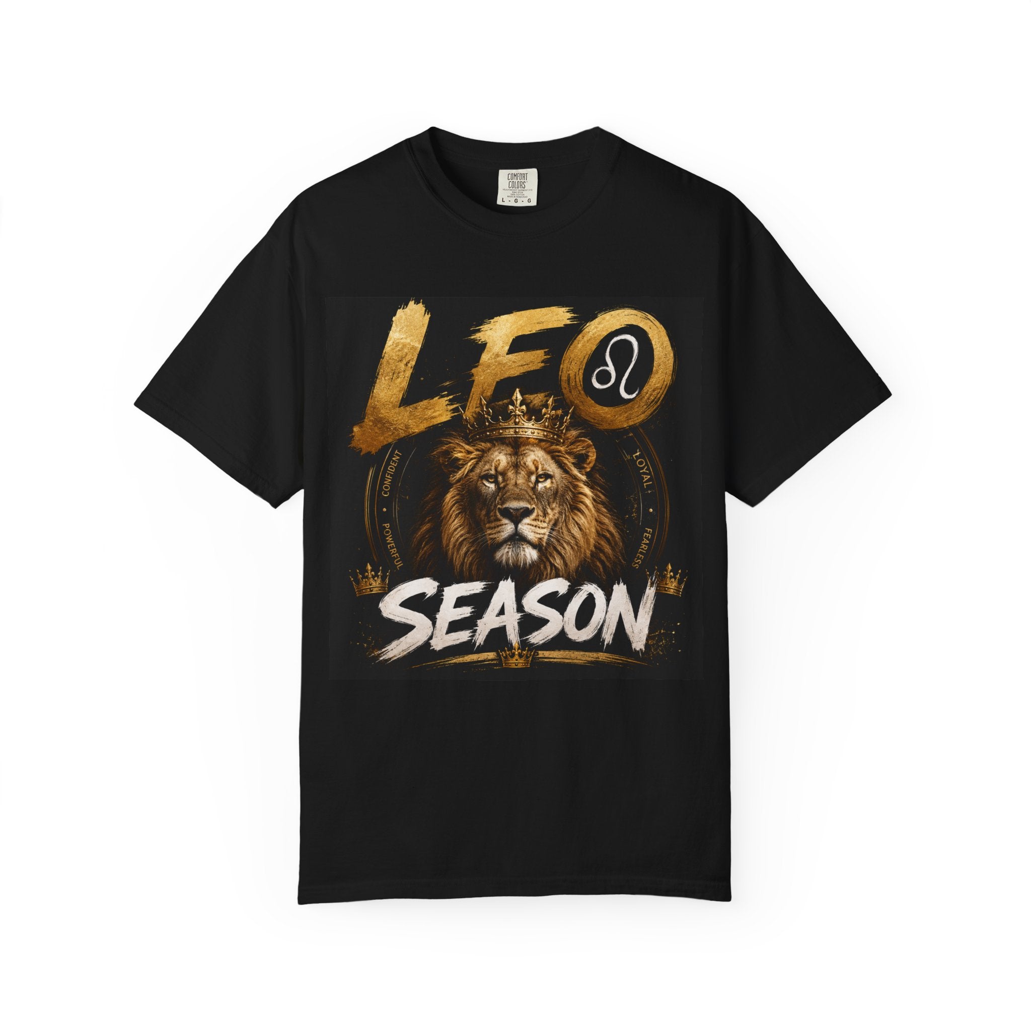 Leo Season T-Shirt — Bold Lion Zodiac Graphic Tee
