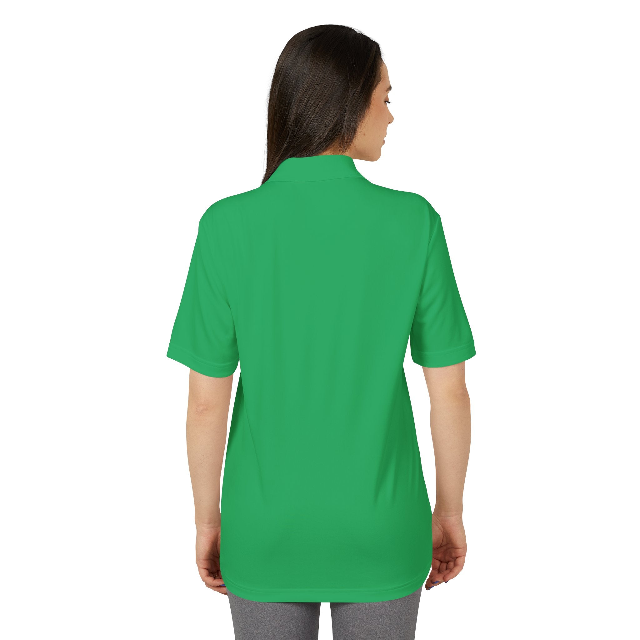 WVM Minimalist Performance Polo — White Athletic Golf Shirt