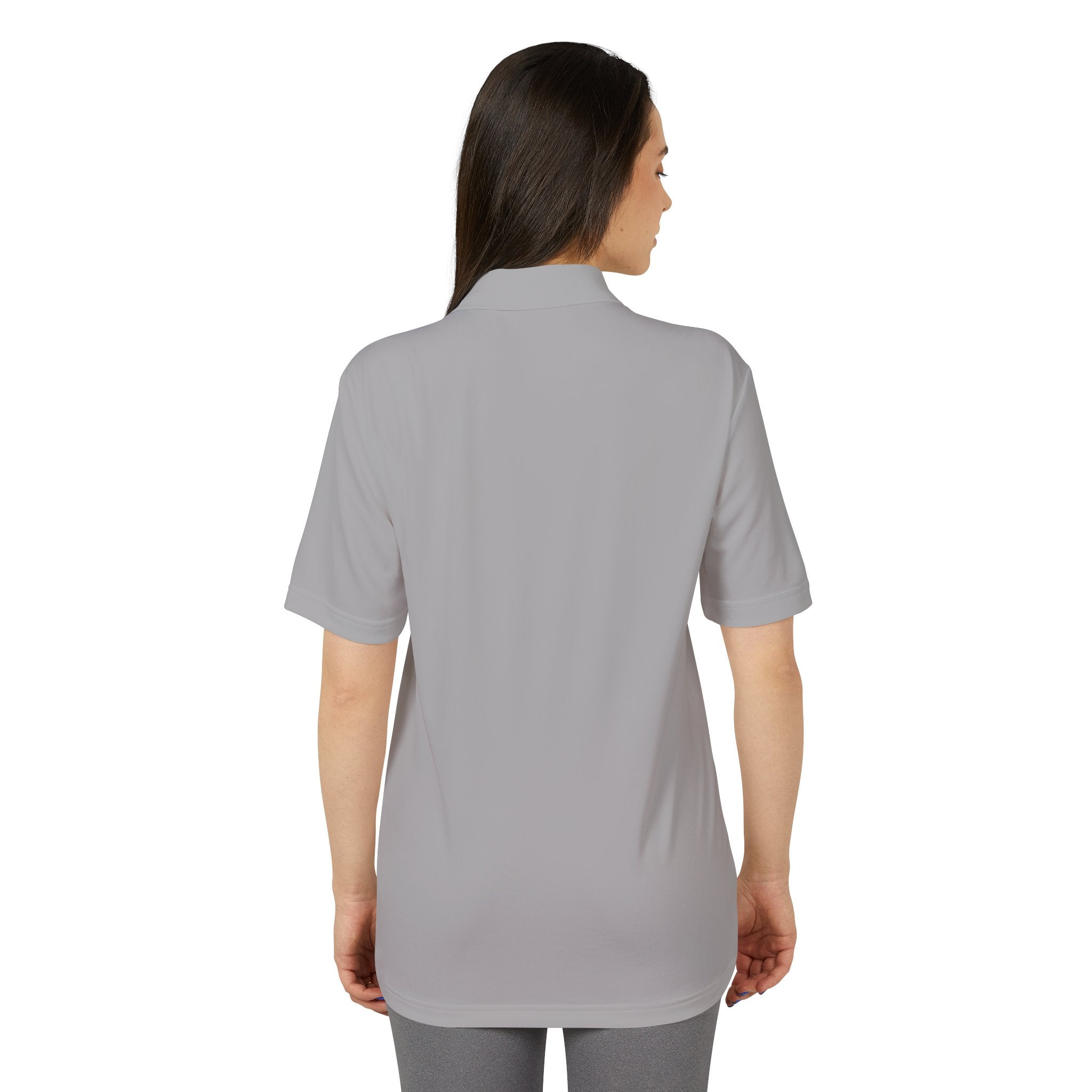 WVM Minimalist Performance Polo — White Athletic Golf Shirt