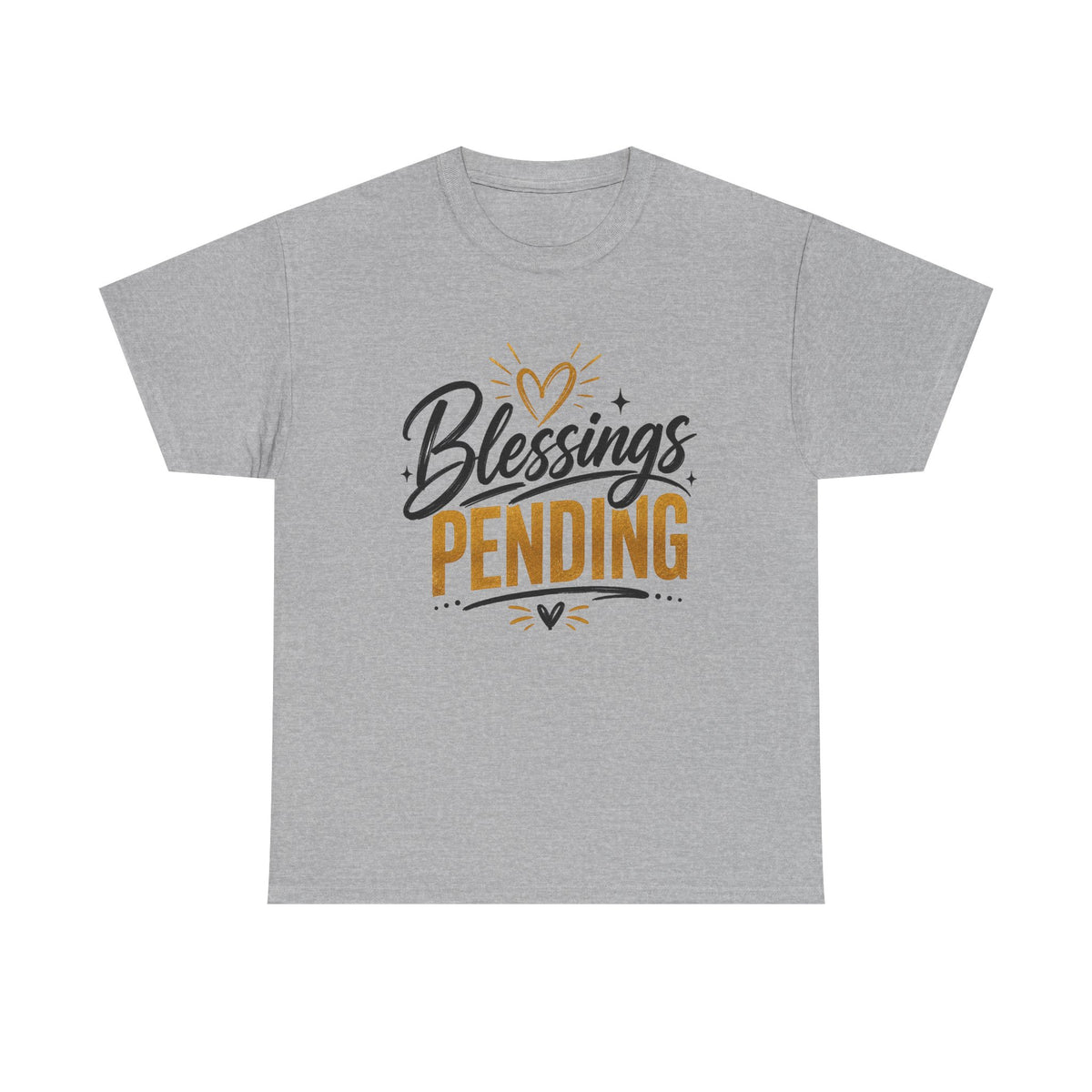 Blessings Pending Tee — Pregnancy Announcement Graphic, Soft Cotton, Unisex