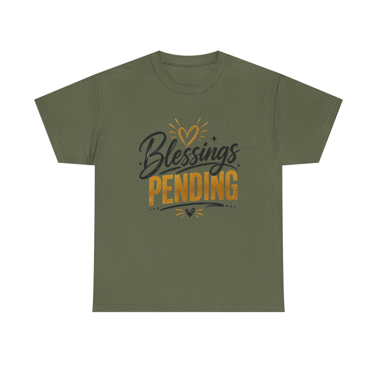 Blessings Pending Tee — Pregnancy Announcement Graphic, Soft Cotton, Unisex