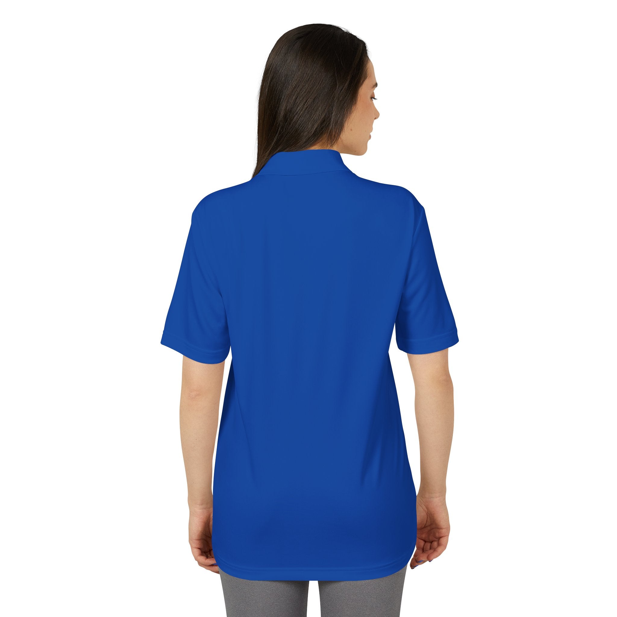 WVM Minimalist Performance Polo — White Athletic Golf Shirt