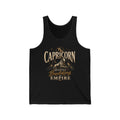 Capricorn Tank Top — "Quietly Building an Empire" Zodiac Graphic Muscle Tank
