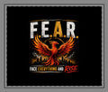 Desk Mat — F.E.A.R. Phoenix "Face Everything and Rise" Gaming/Office Mouse Pad