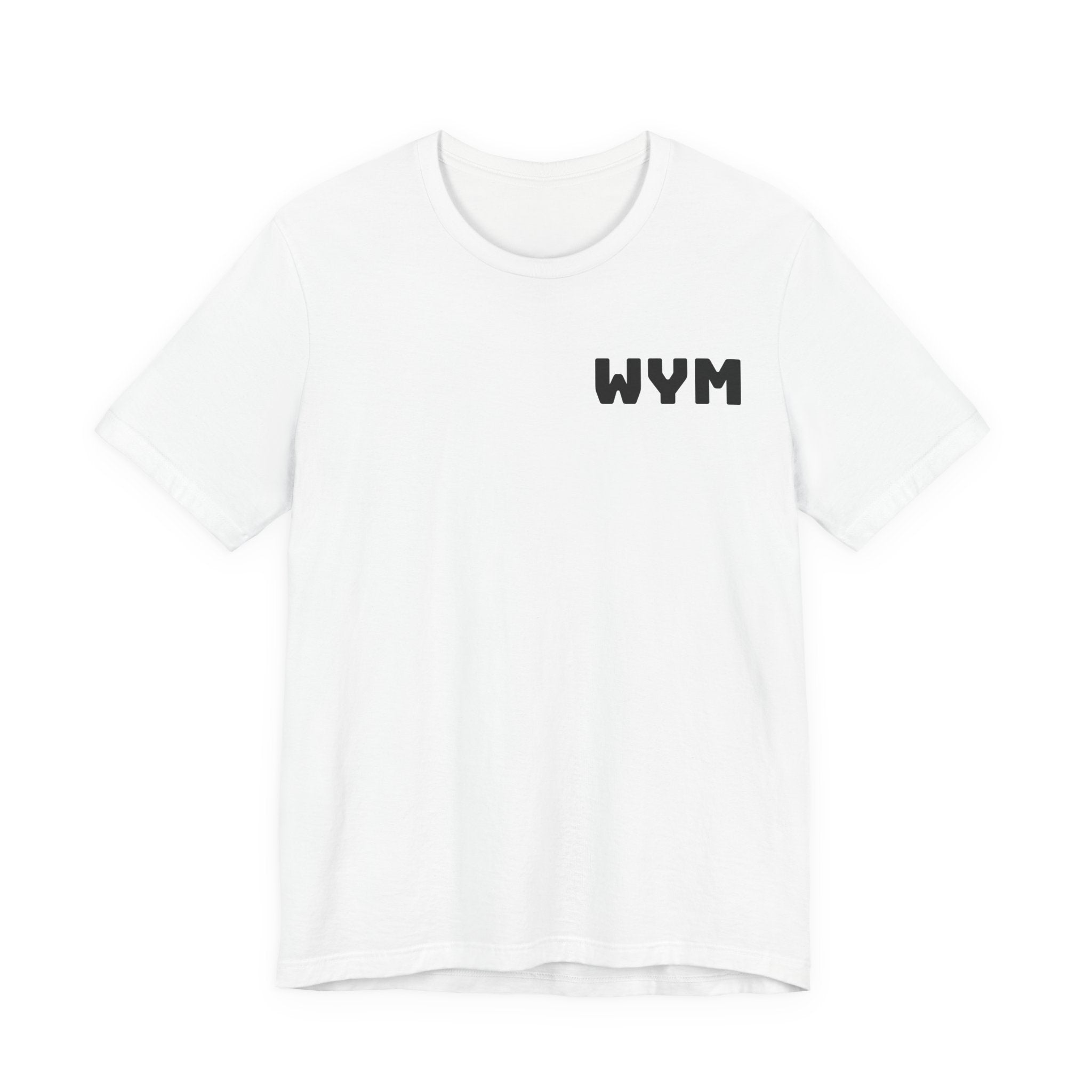 WYM Minimalist Chest Logo Tee – Casual Graphic T-Shirt