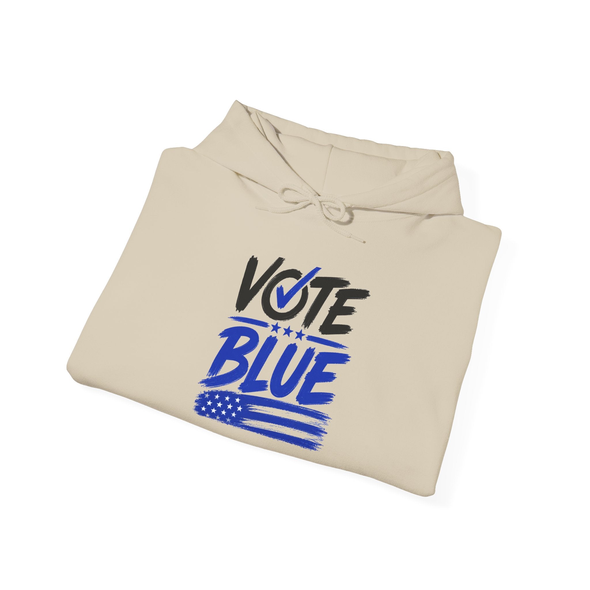 Vote Blue Hoodie — Political Campaign Support Pullover