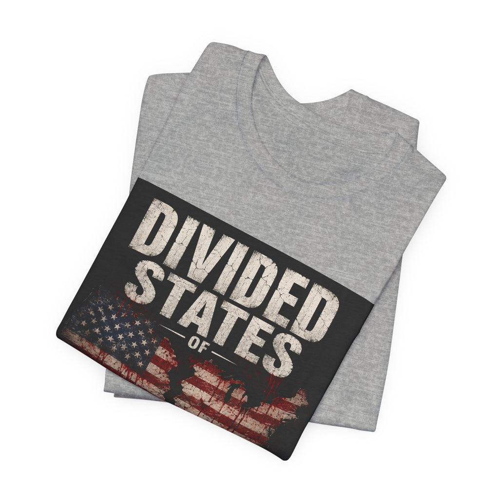 Divided States America Graphic Tee — Political Statement T-Shirt
