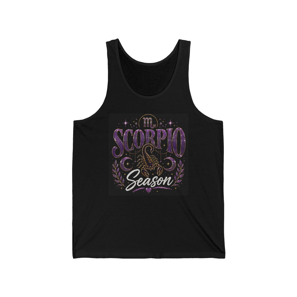 Scorpio Season Tank Top — Zodiac Scorpion Astrology Graphic