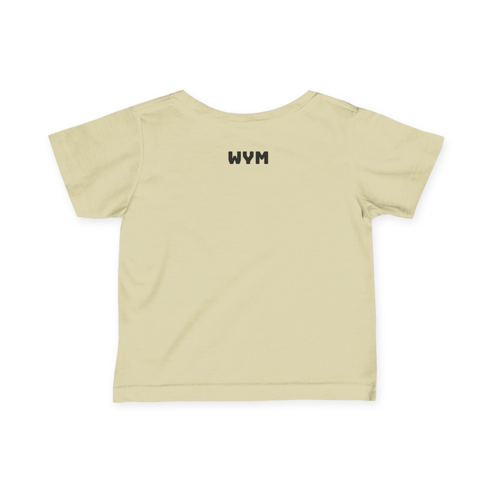 Infant Tee "Built Different" – Baby Graphic Shirt with Crown Design
