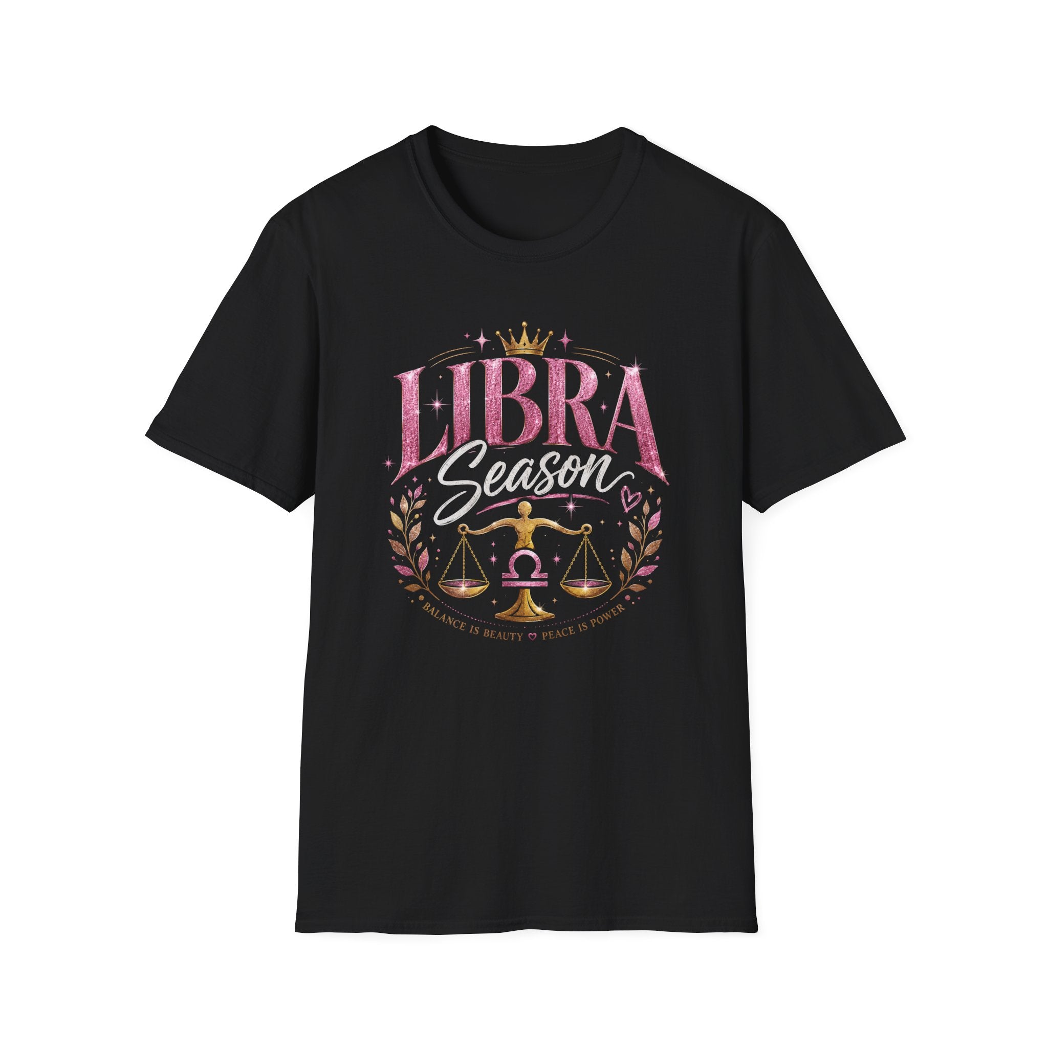 Libra Season Tee — Pink Crown