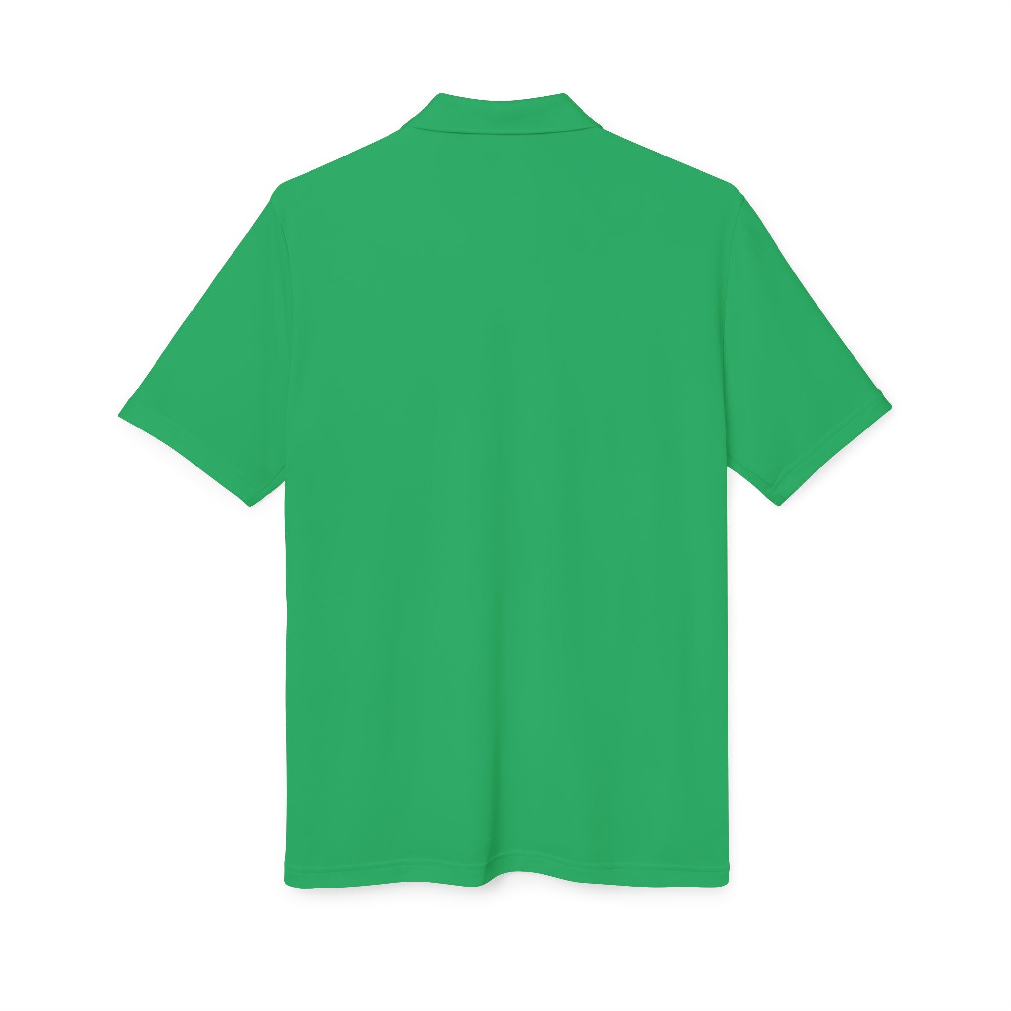 WVM Minimalist Performance Polo — White Athletic Golf Shirt