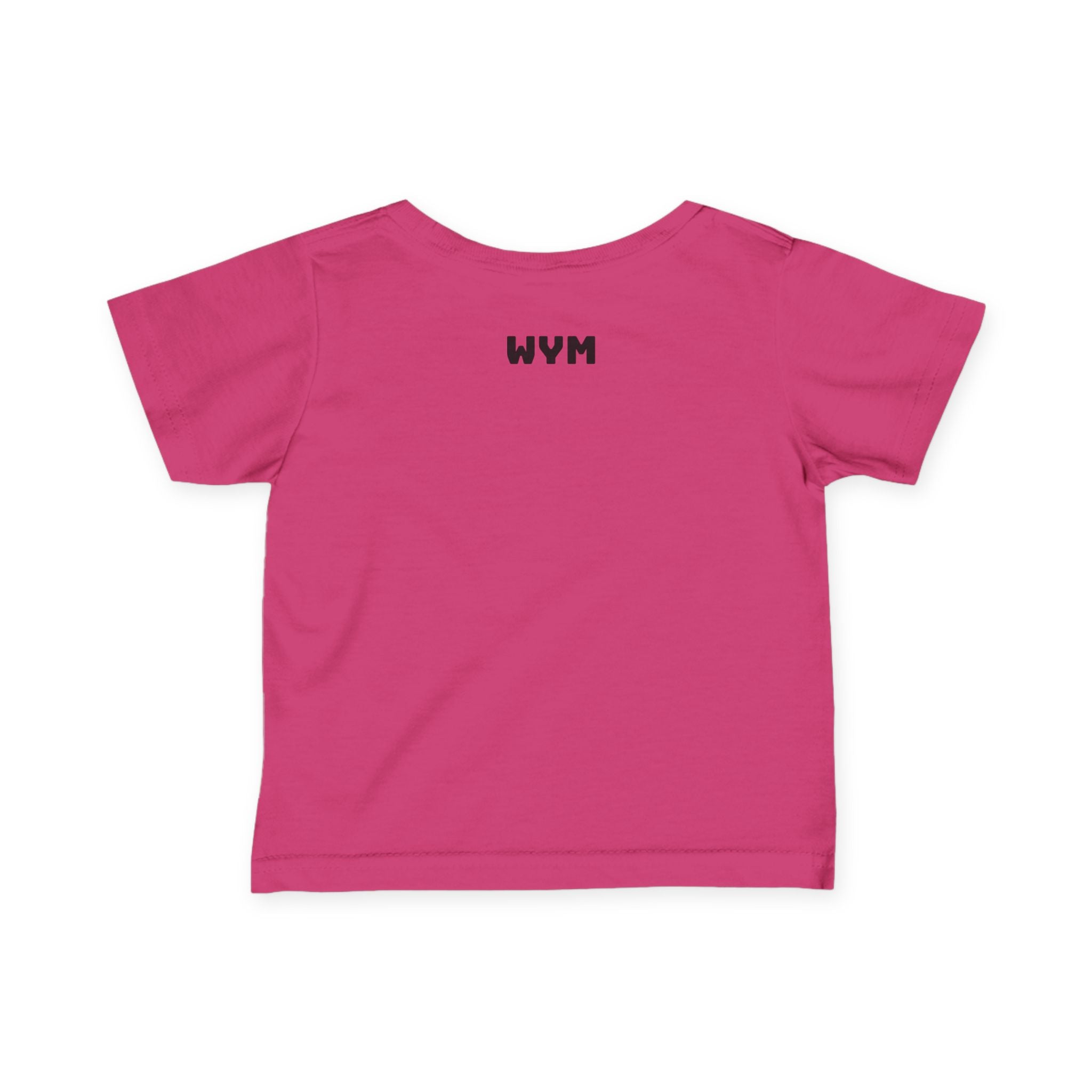 Infant Tee "Built Different" – Baby Graphic Shirt with Crown Design
