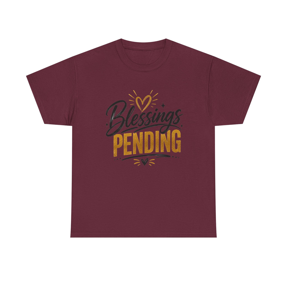 Blessings Pending Tee — Pregnancy Announcement Graphic, Soft Cotton, Unisex