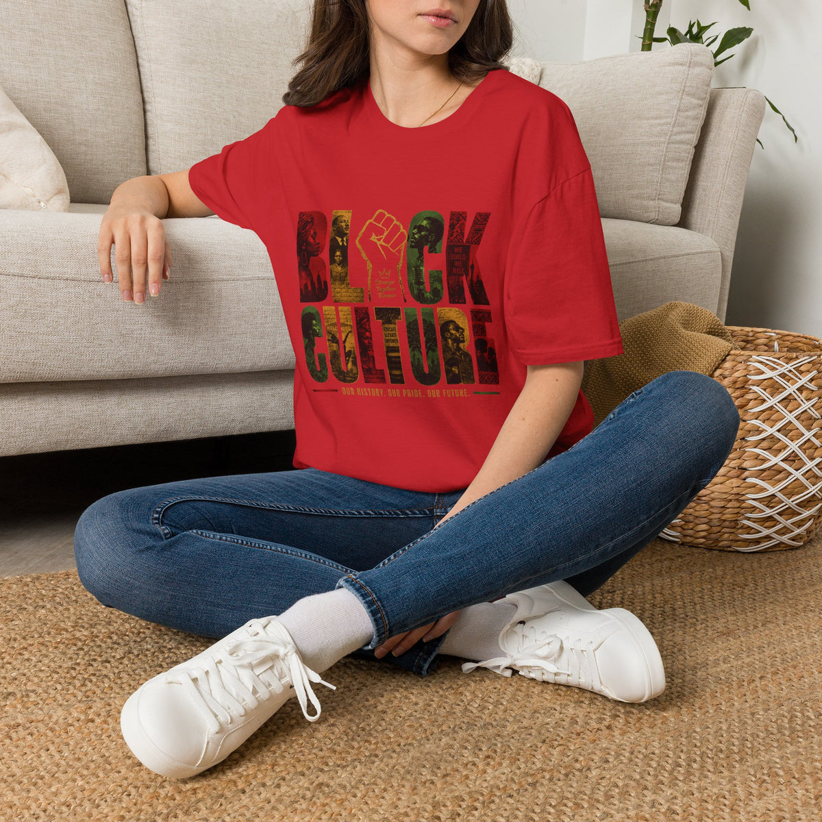 Black History Month Fist Tee — Unity, Pride & Heritage Graphic, Lightweight OEKO-TEX® Cotton