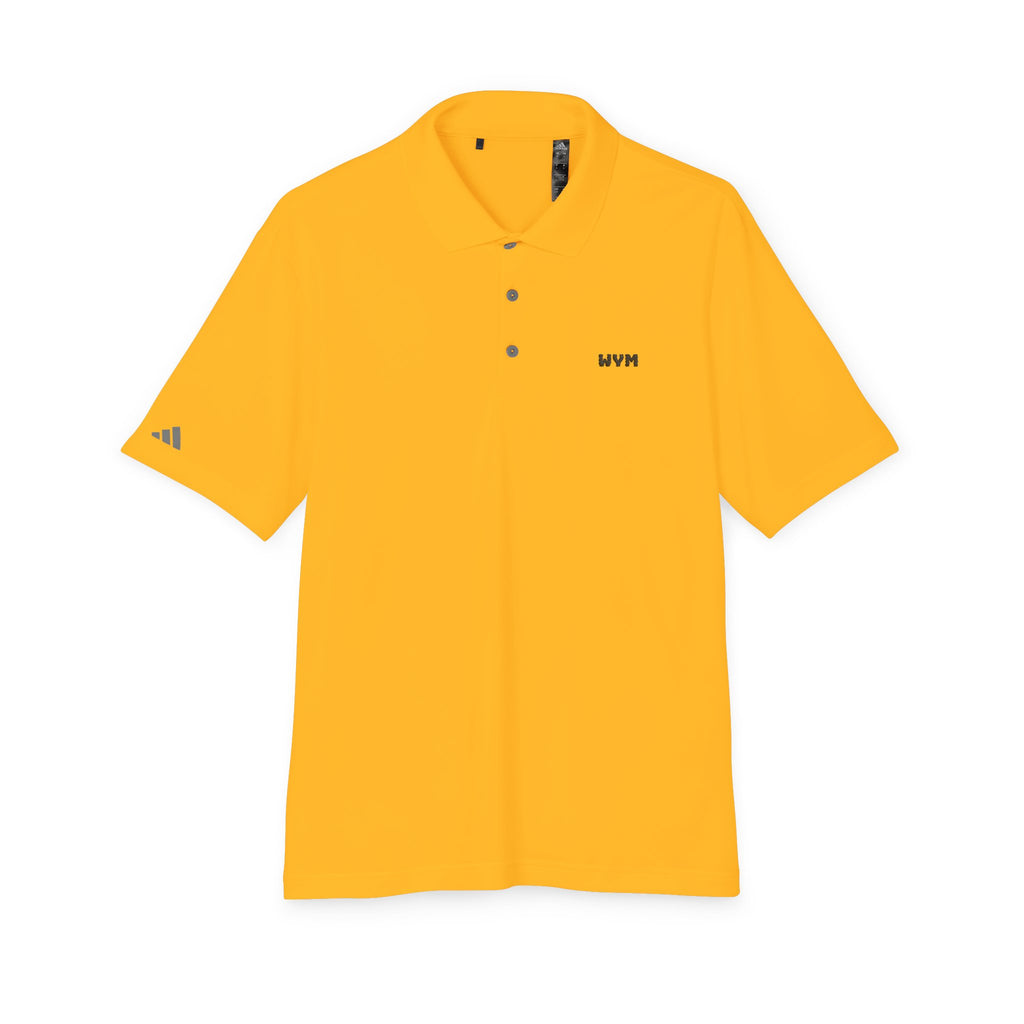 WVM Minimalist Performance Polo — White Athletic Golf Shirt