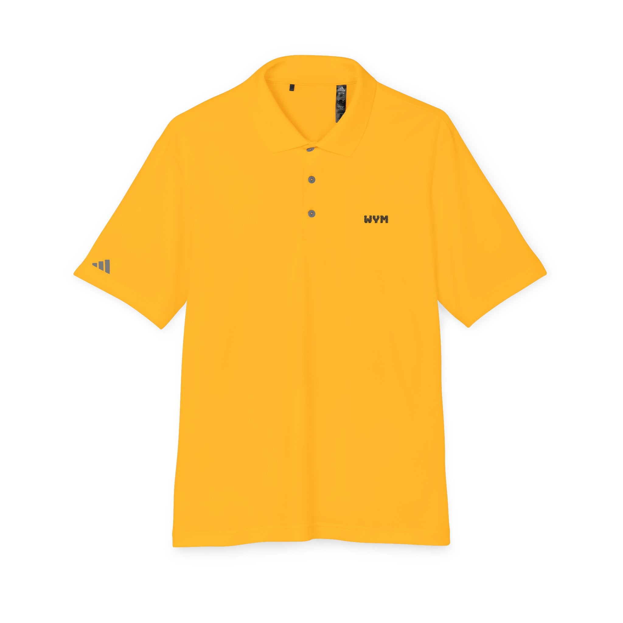 WVM Minimalist Performance Polo — White Athletic Golf Shirt