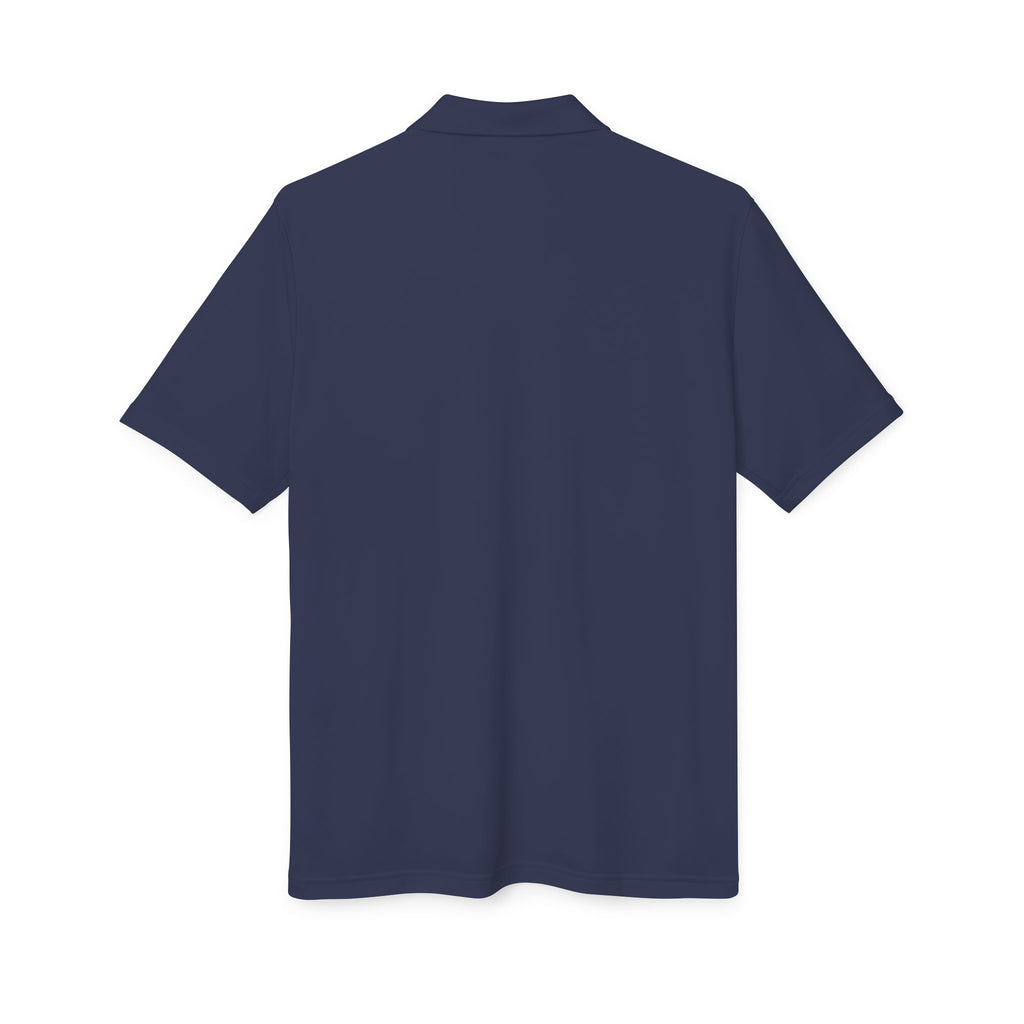 WVM Minimalist Performance Polo — White Athletic Golf Shirt
