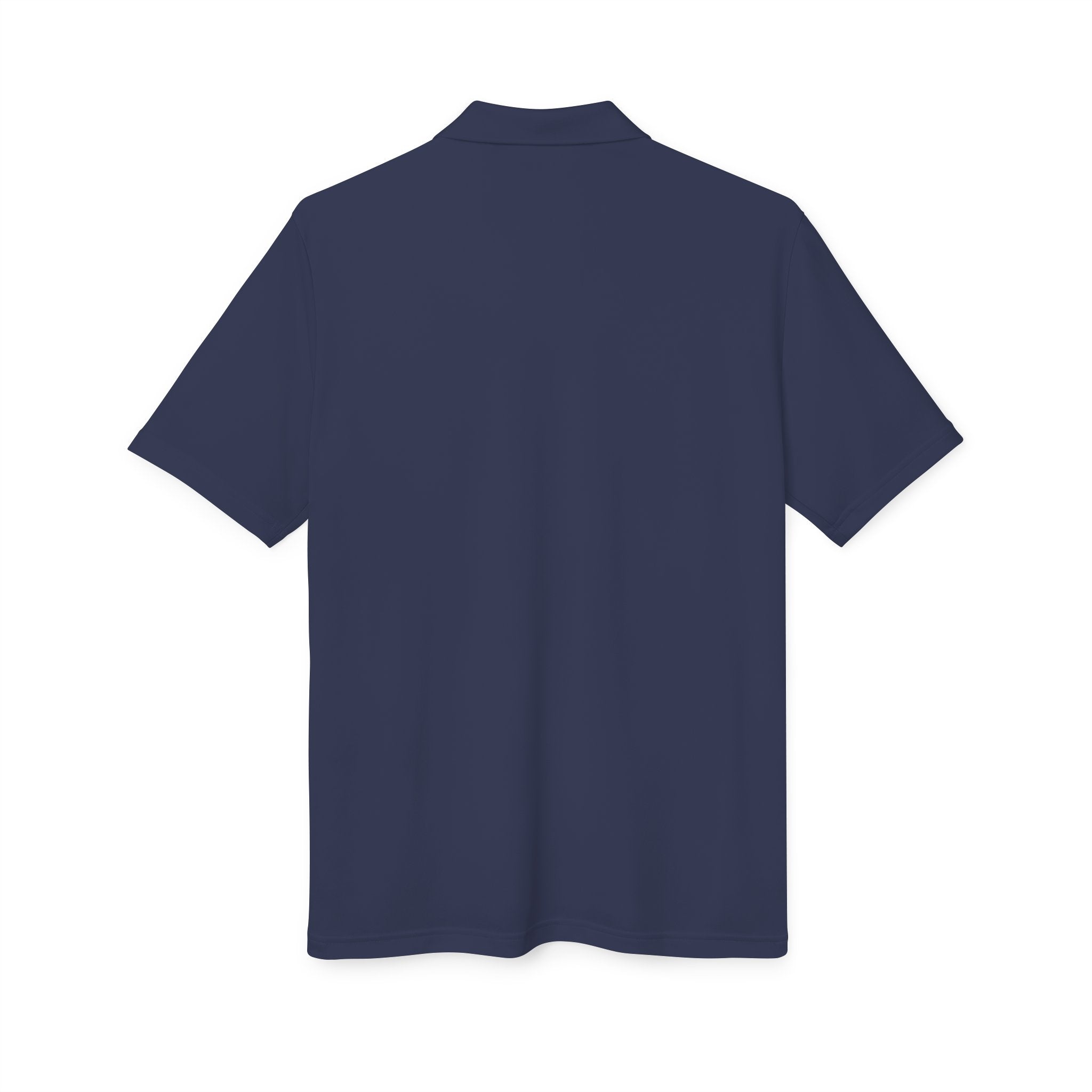 WVM Minimalist Performance Polo — White Athletic Golf Shirt