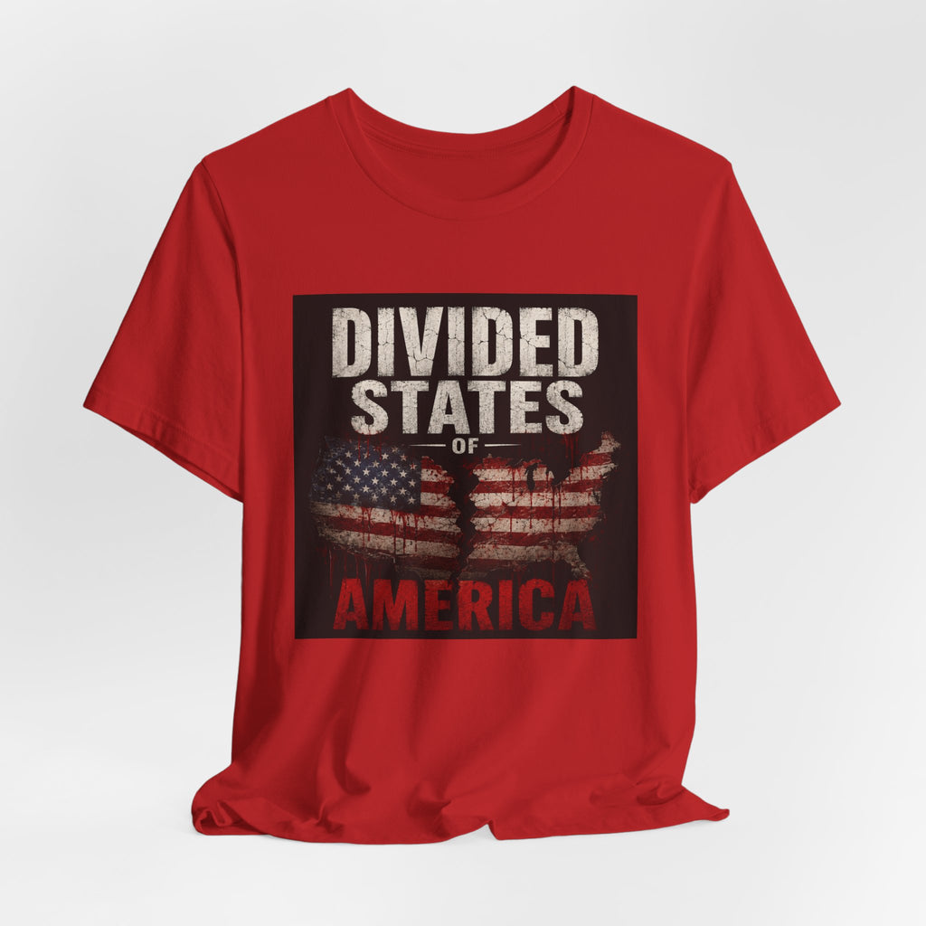 Divided States America Graphic Tee — Political Statement T-Shirt