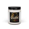 Rooted Soy Candle — 9oz Scented Jar Candle with Afro Tree Design