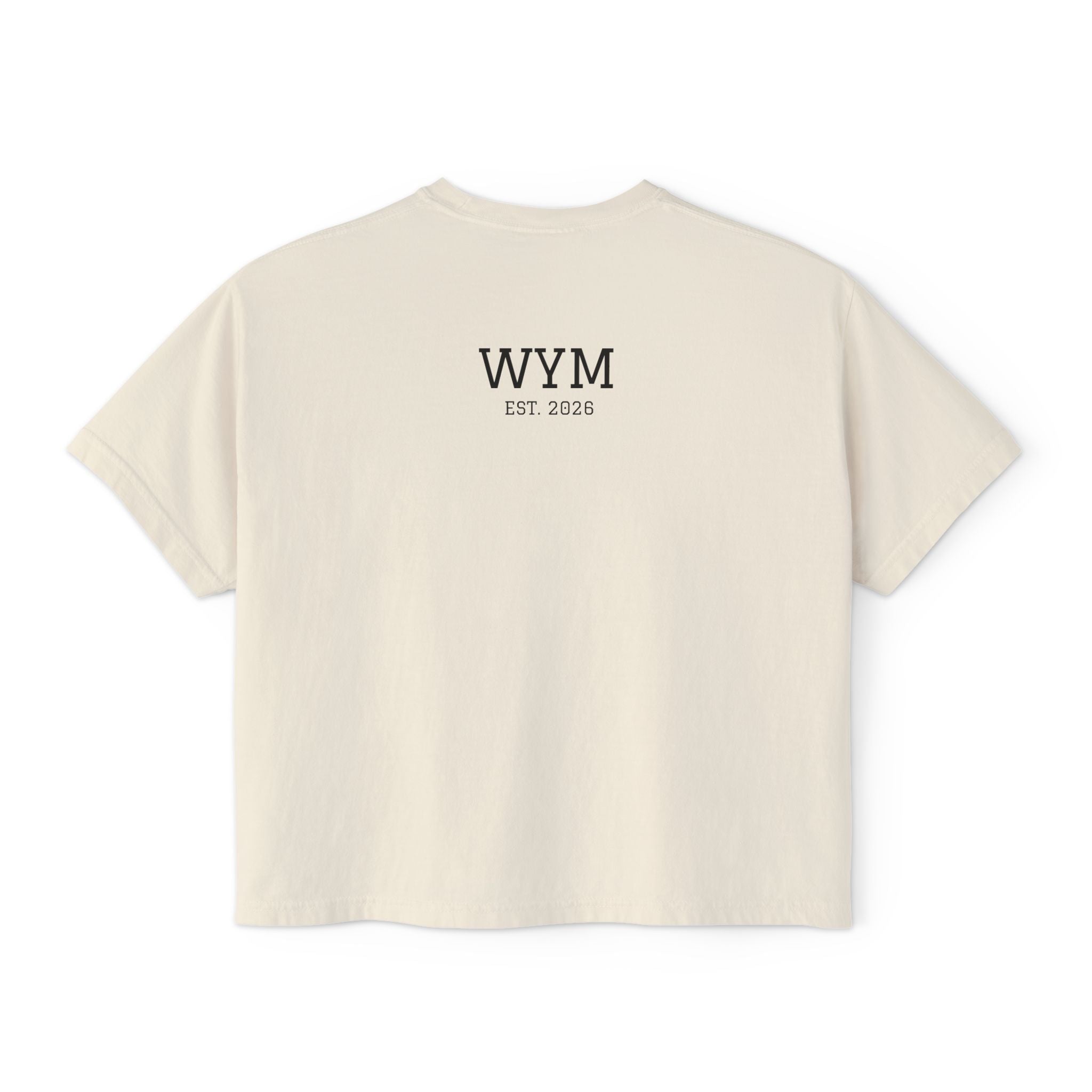 Walk by Faith Women's Boxy Tee — Inspirational Christian Shirt with Sunset Design