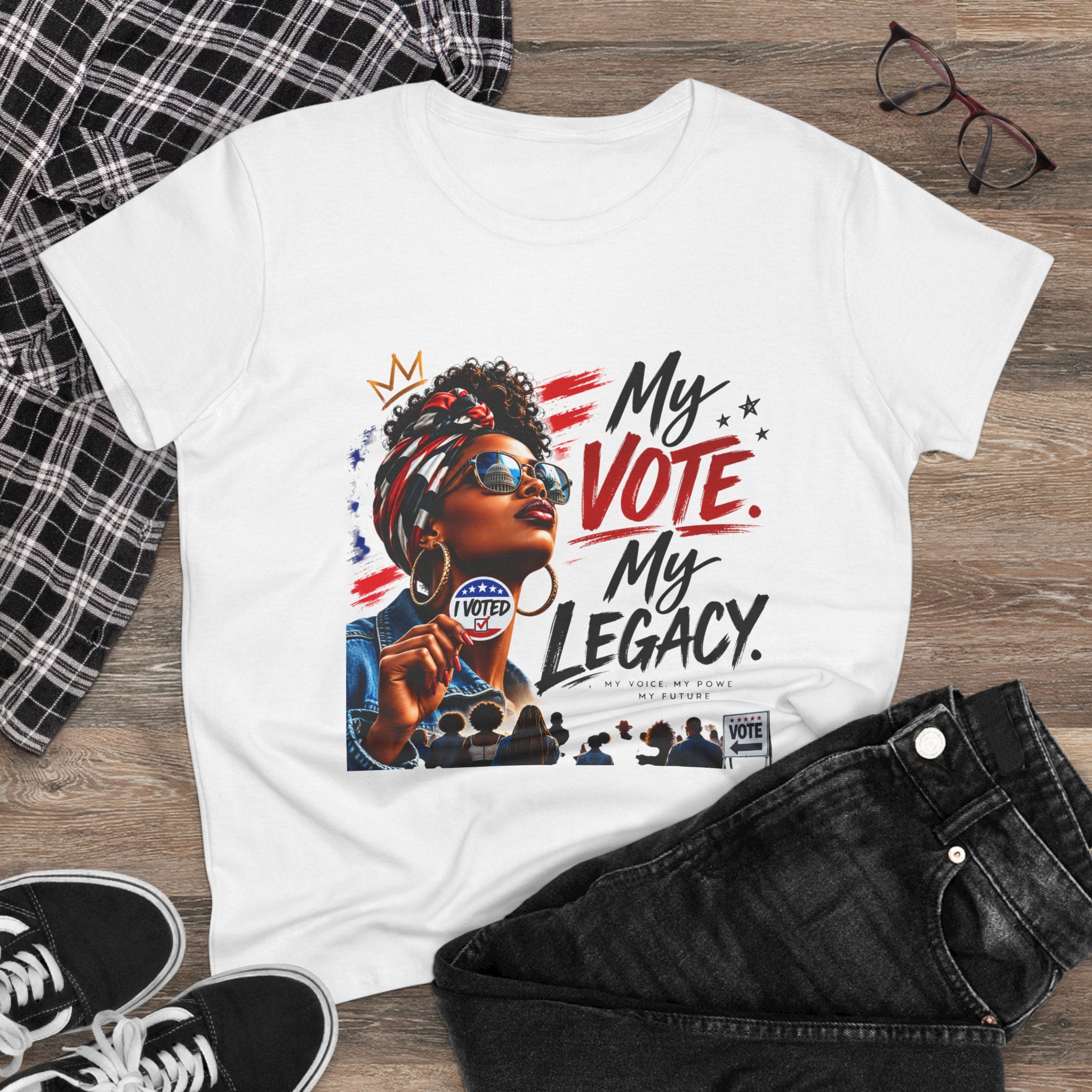My Vote. My Legacy. Tee — Semi-Fitted