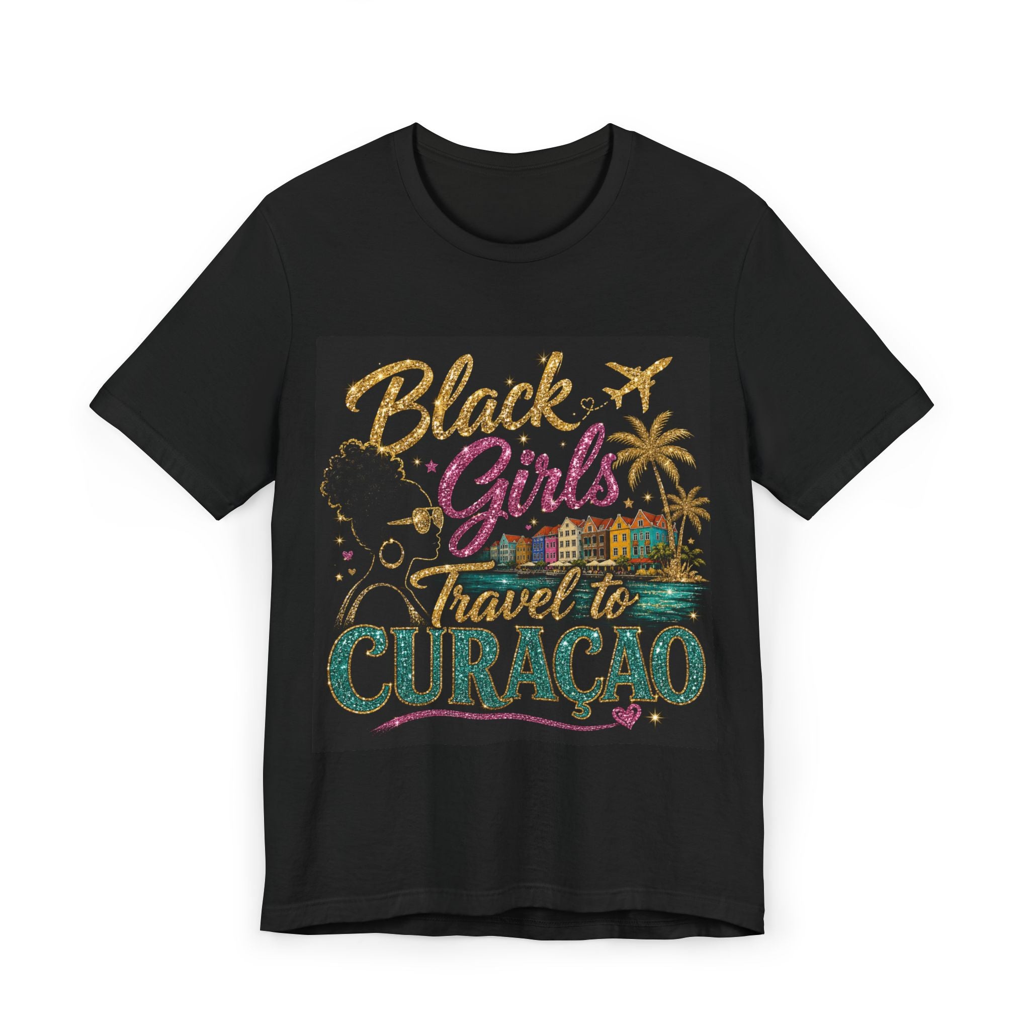 Black Girls Travel to Curaçao Tee