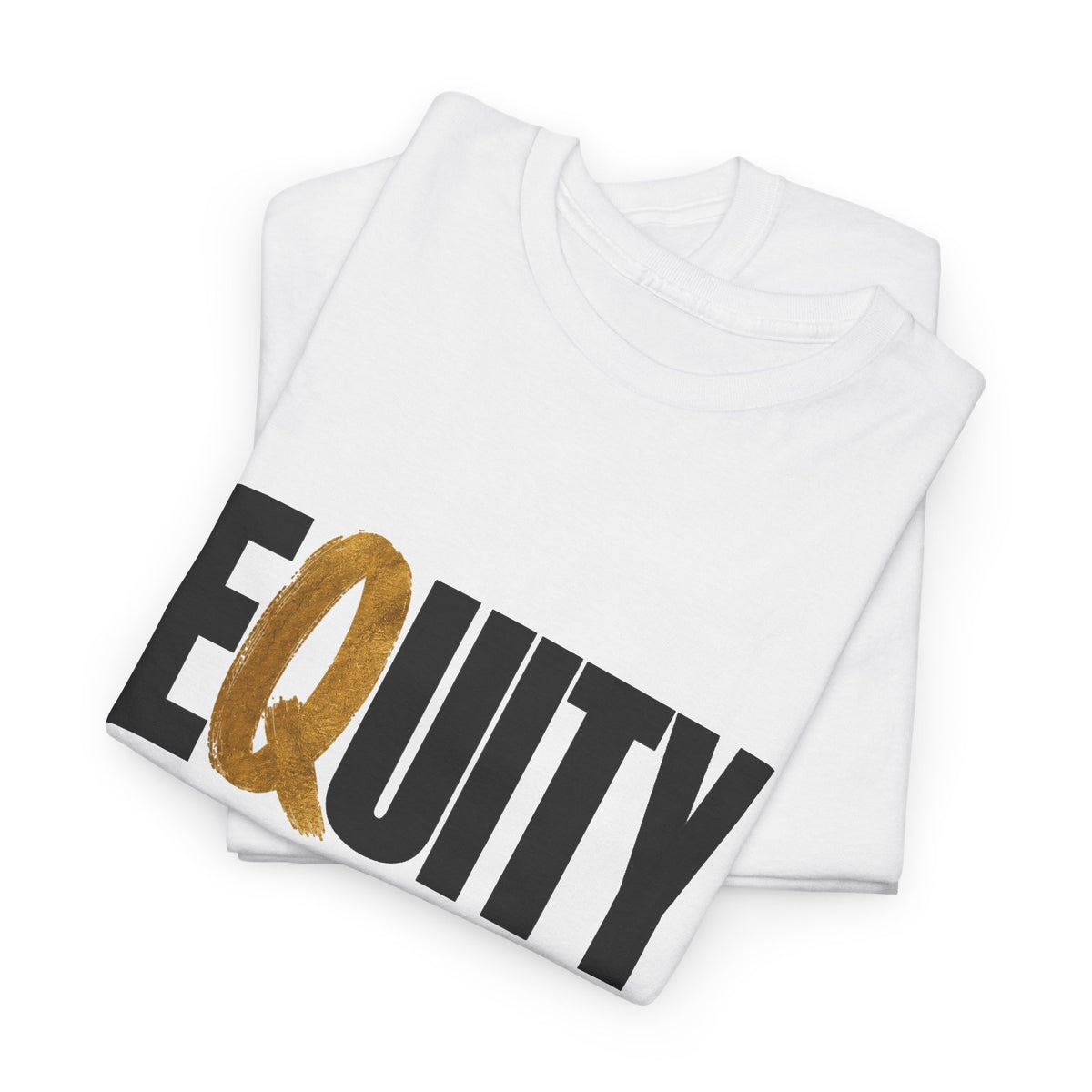 Equity Graphic Tee — "EQUITY" Gold Q Awareness T‑Shirt