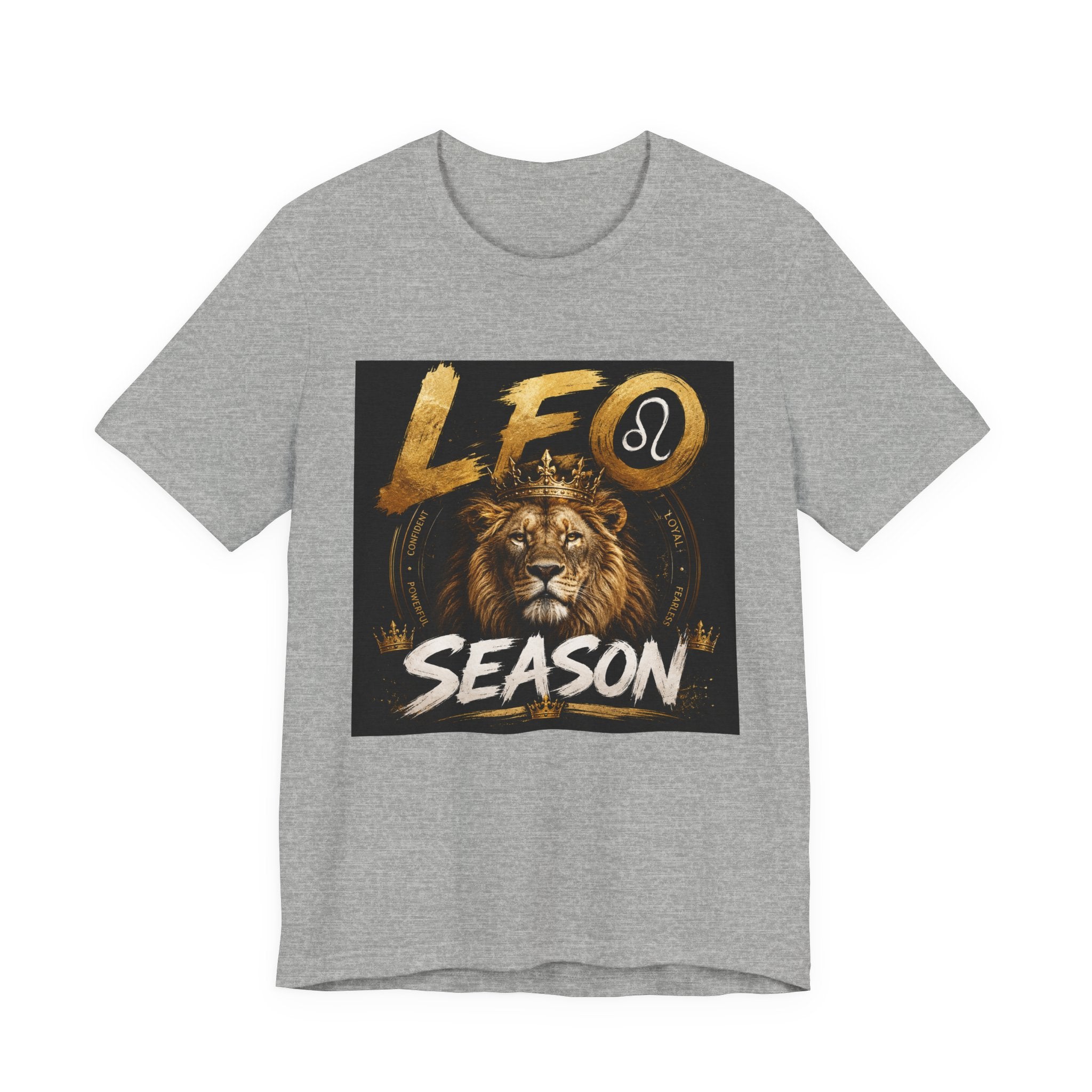 Leo Season T-Shirt — Bold Lion Zodiac Graphic Tee