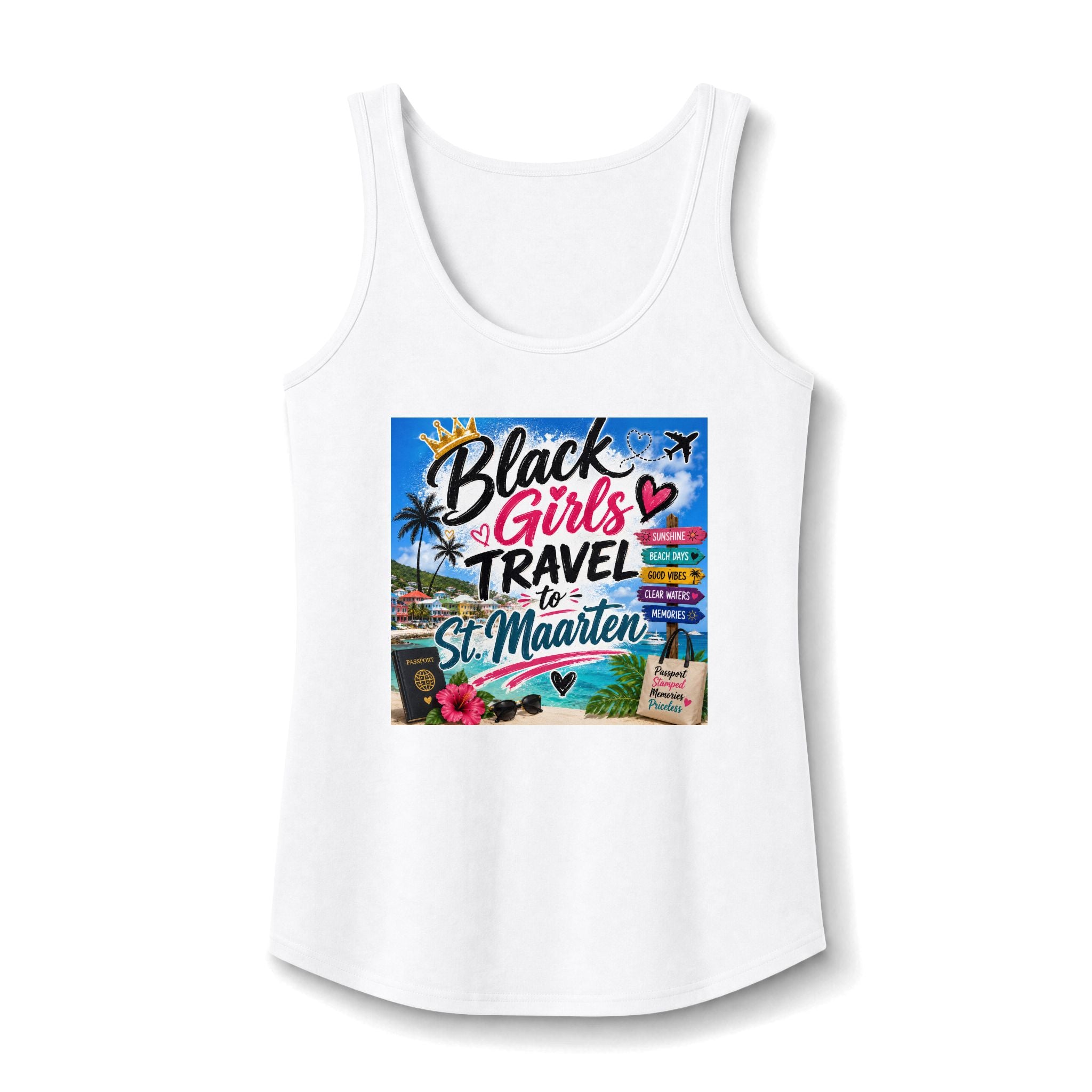 Black Girls Travel to St. Maarten Tank