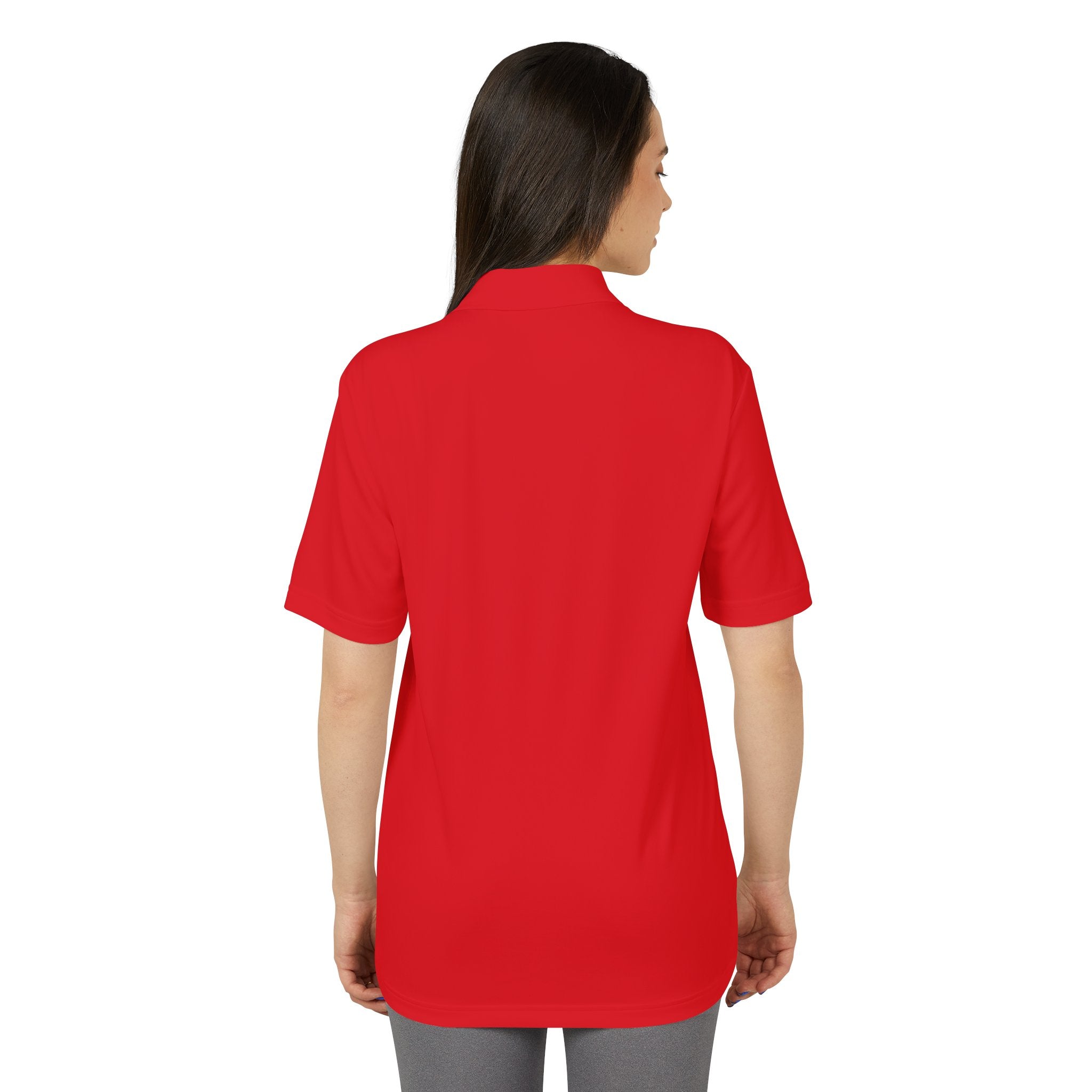 WVM Minimalist Performance Polo — White Athletic Golf Shirt