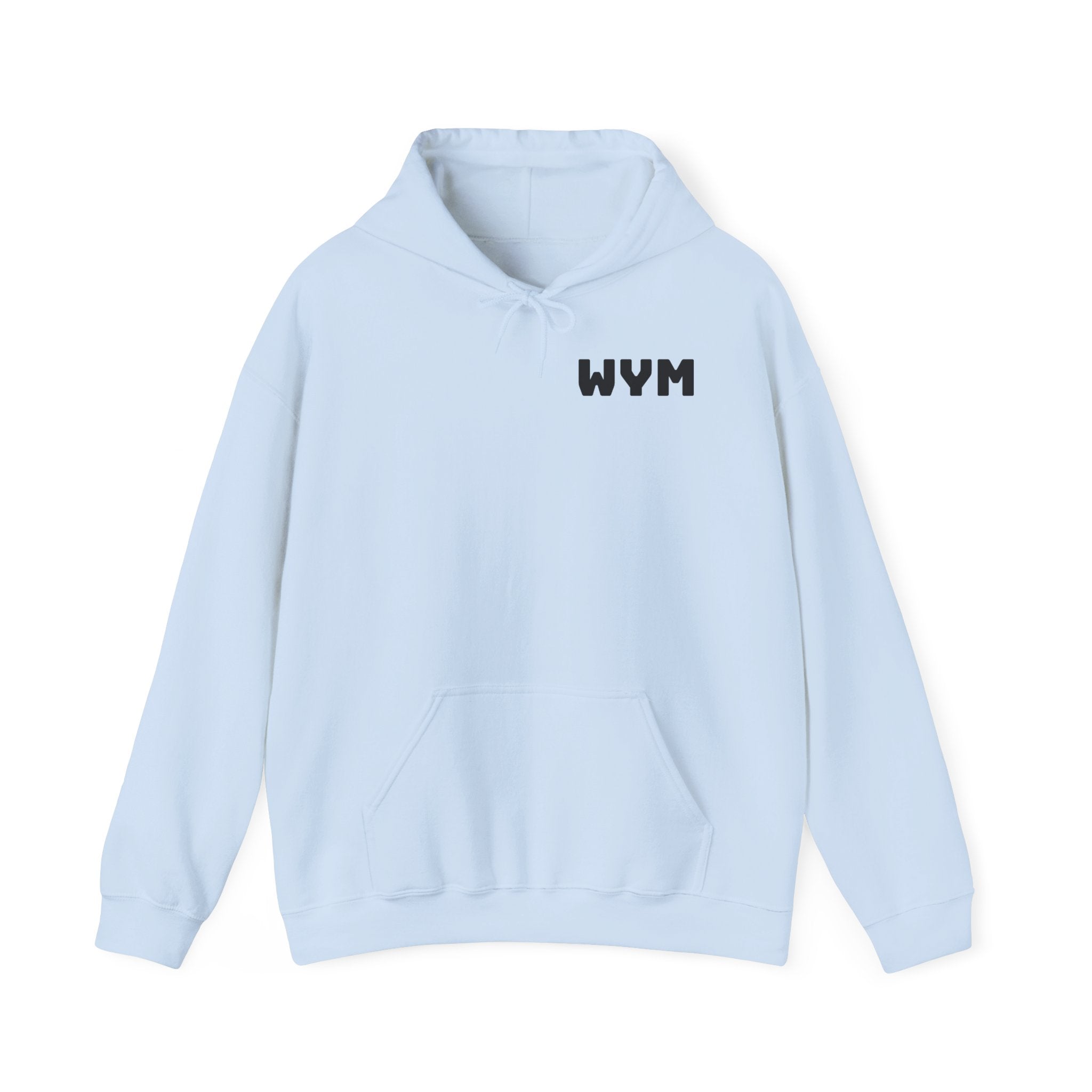 Wear Your Moment Unisex Graphic Hoodie – Built Different Pullover, 50/50 Cotton-Poly, Sizes S–4XL