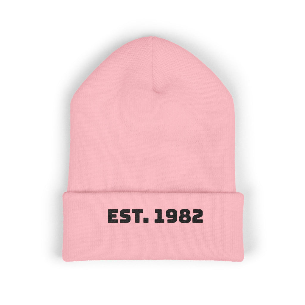 Embroidered "EST. 1982" Cuffed Beanie