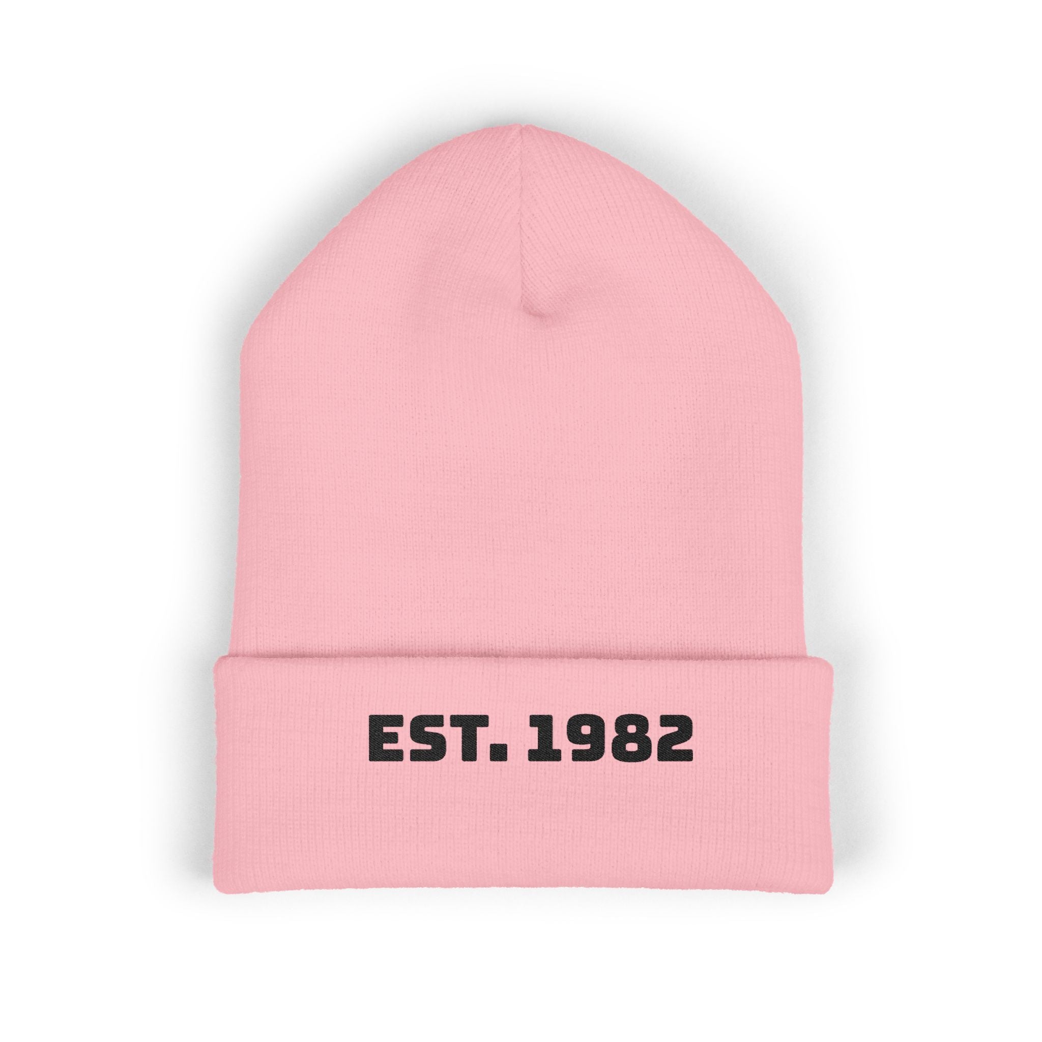 Embroidered "EST. 1982" Cuffed Beanie