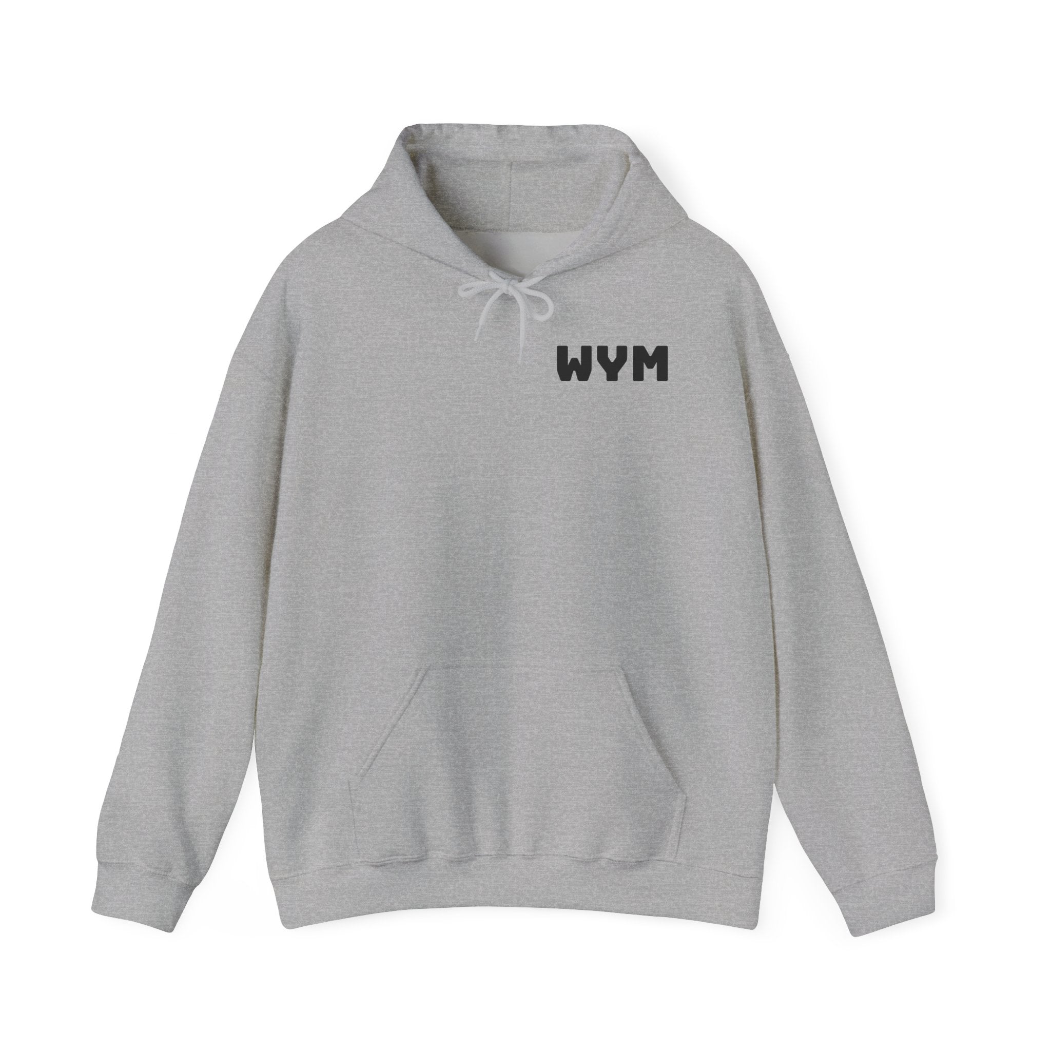 Wear Your Moment Unisex Graphic Hoodie – Built Different Pullover, 50/50 Cotton-Poly, Sizes S–4XL