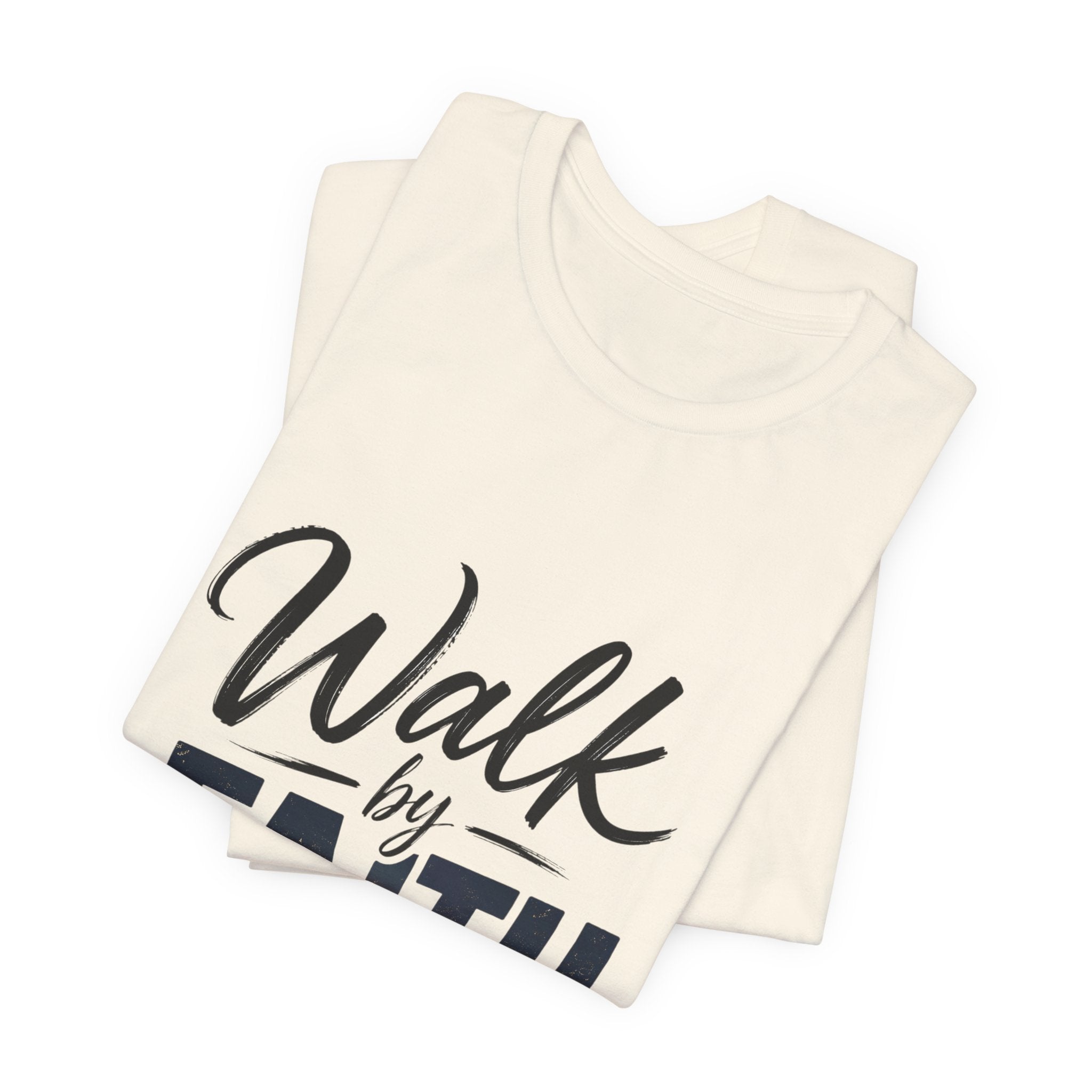 Wear Your Moment Women's Graphic T-Shirt – Walk by Faith Sunset Cross, Garment-Dyed, Sizes S–4XL
