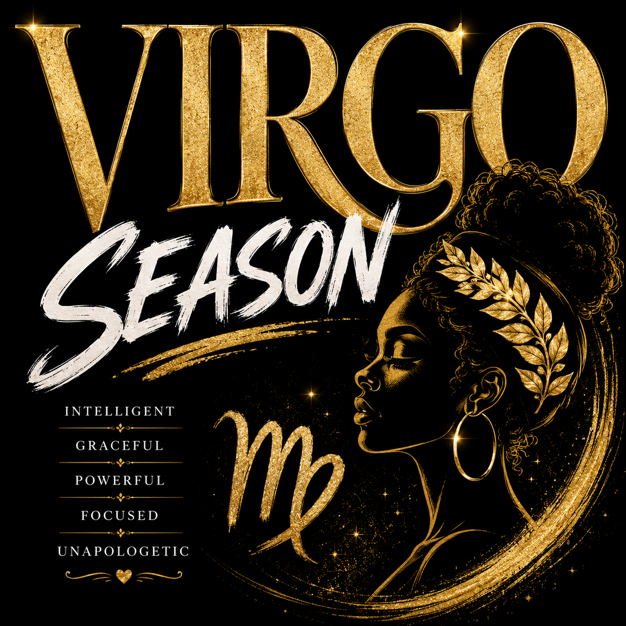 Virgo Season T-Shirt — Astrology Zodiac Tee with 'Virgo Season' Design
