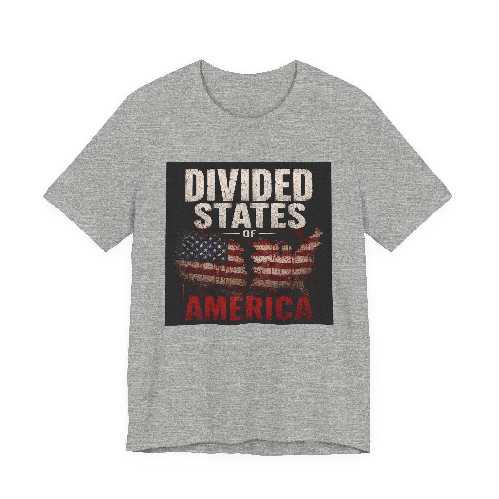 Divided States America Graphic Tee — Political Statement T-Shirt