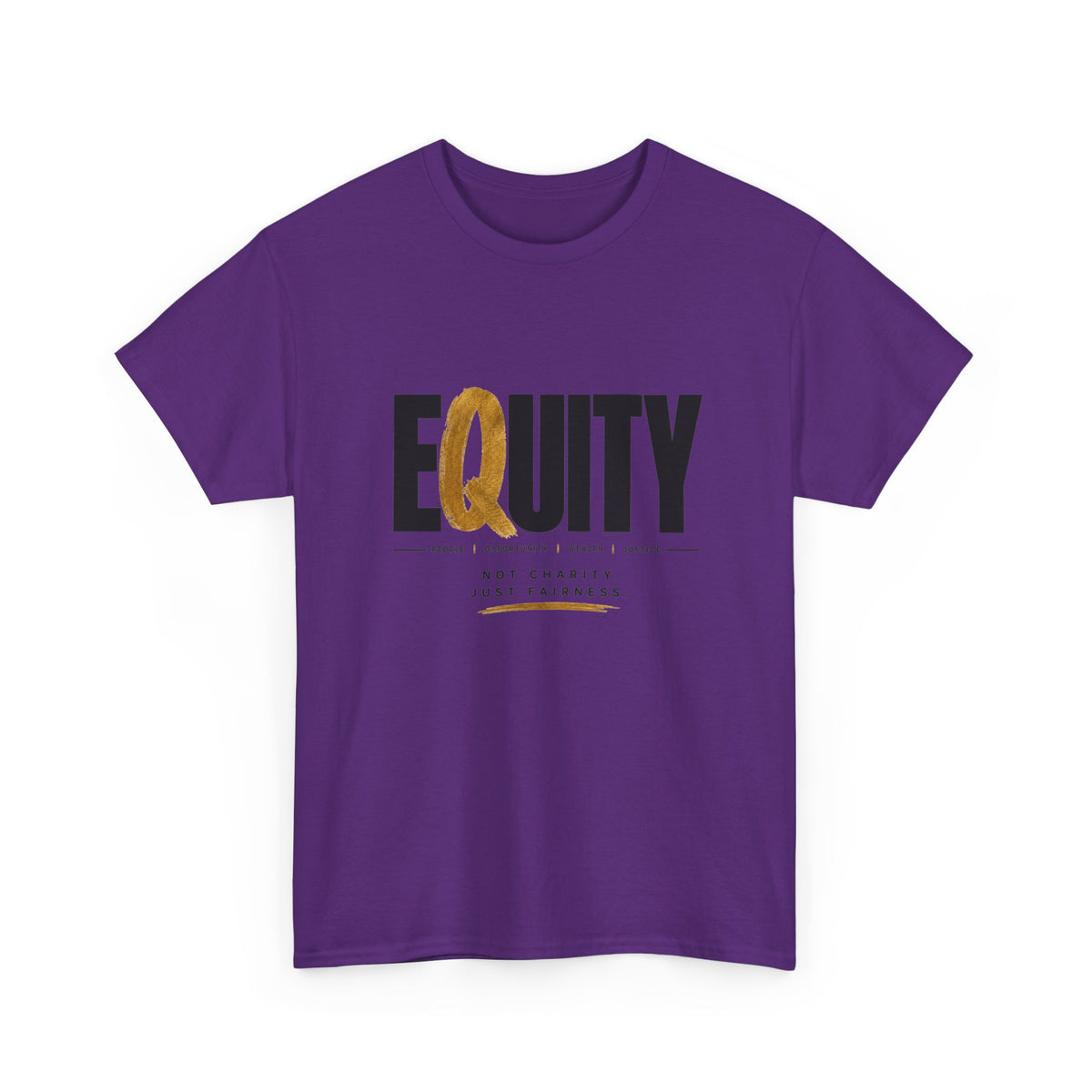 Equity Graphic Tee — "EQUITY" Gold Q Awareness T‑Shirt