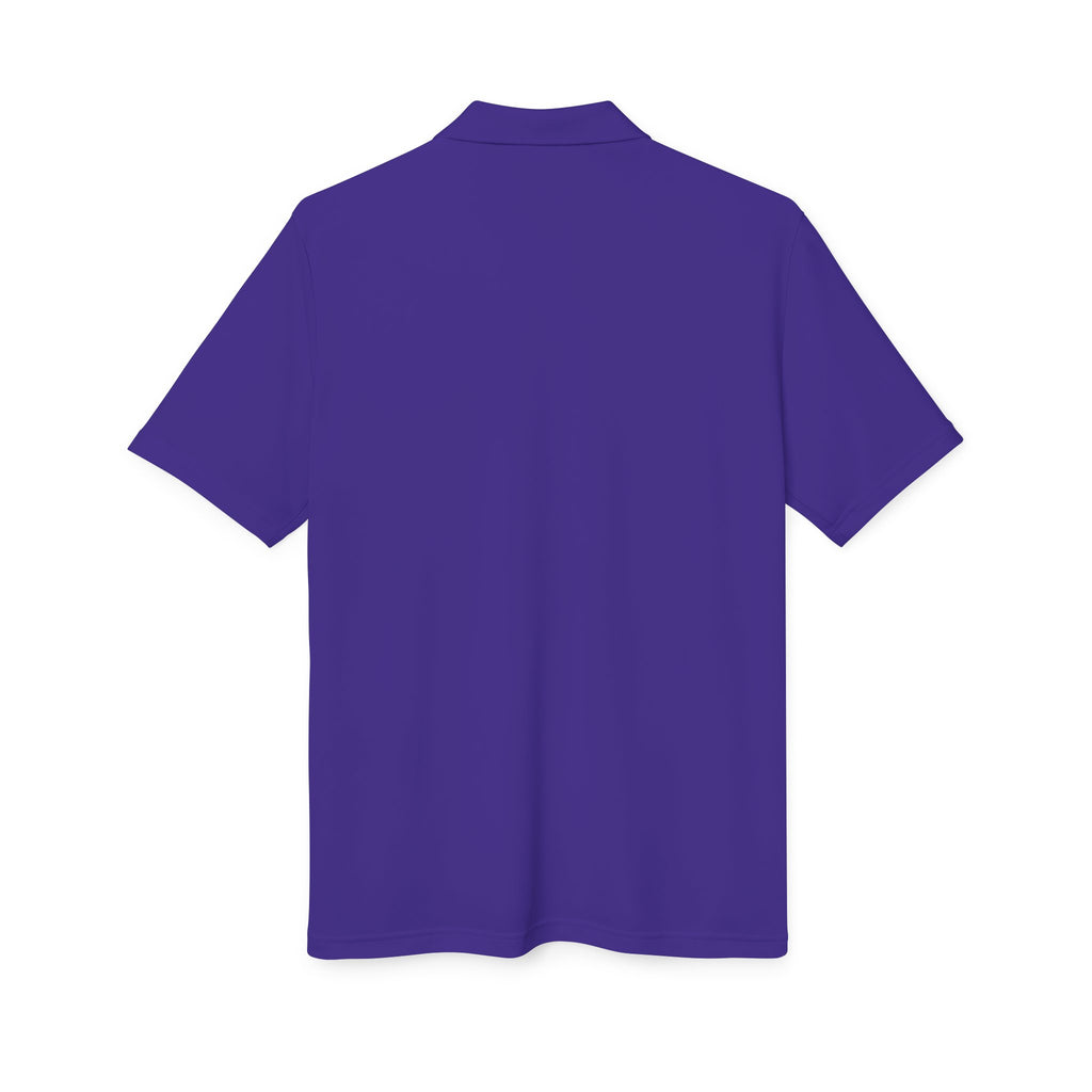 WVM Minimalist Performance Polo — White Athletic Golf Shirt