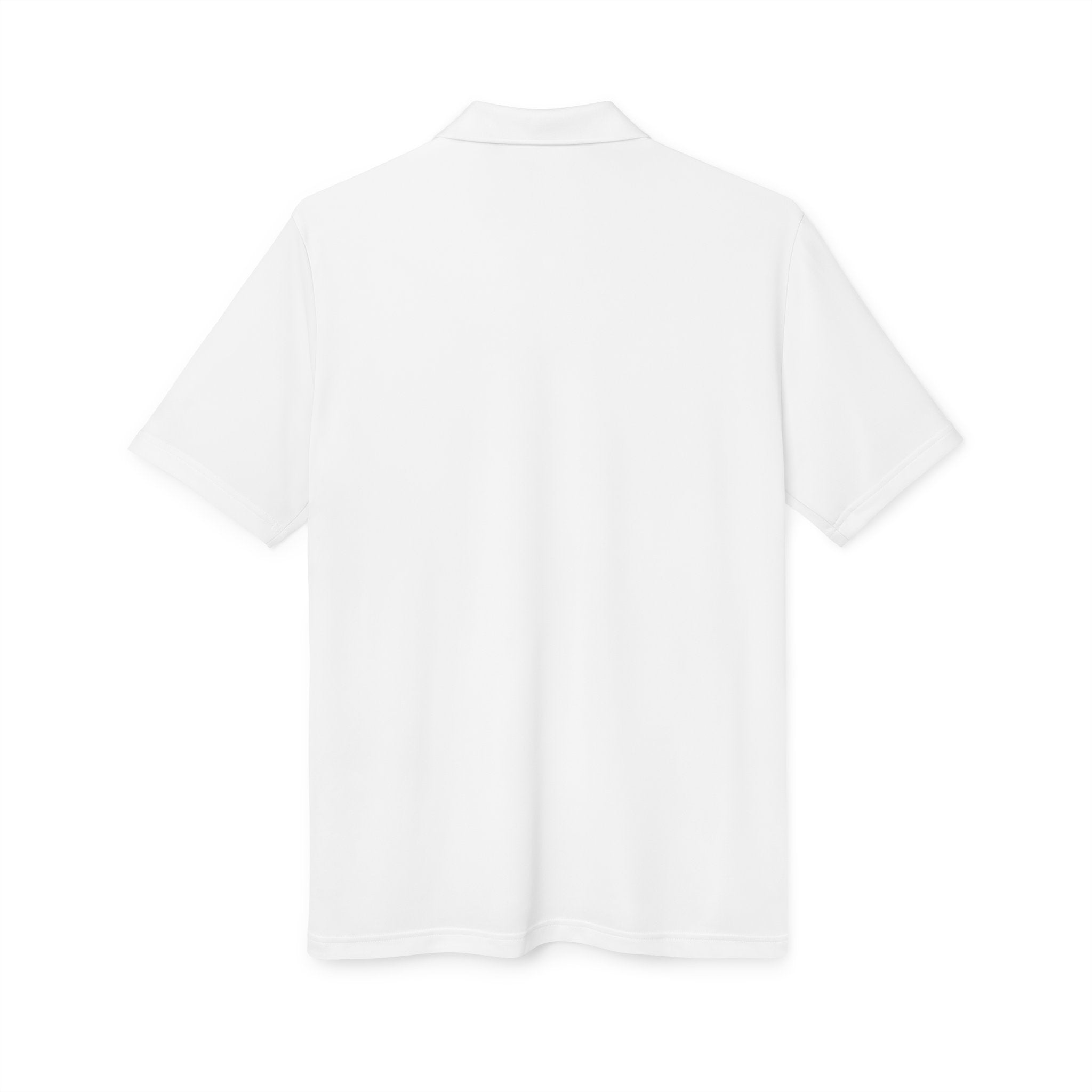 WVM Minimalist Performance Polo — White Athletic Golf Shirt