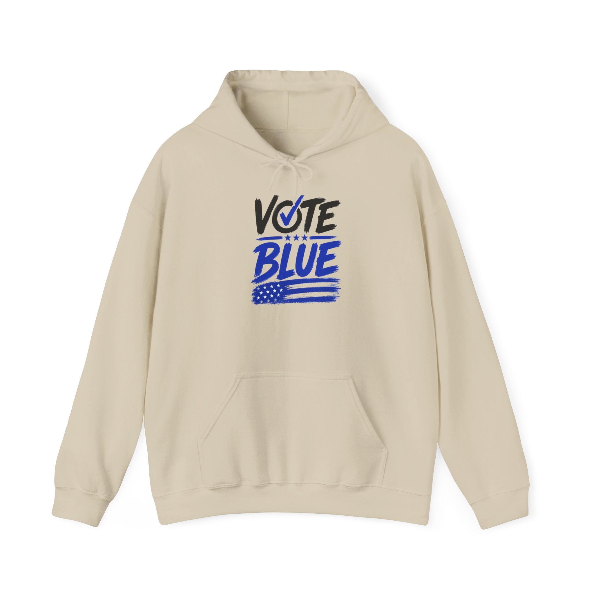 Vote Blue Hoodie — Political Campaign Support Pullover