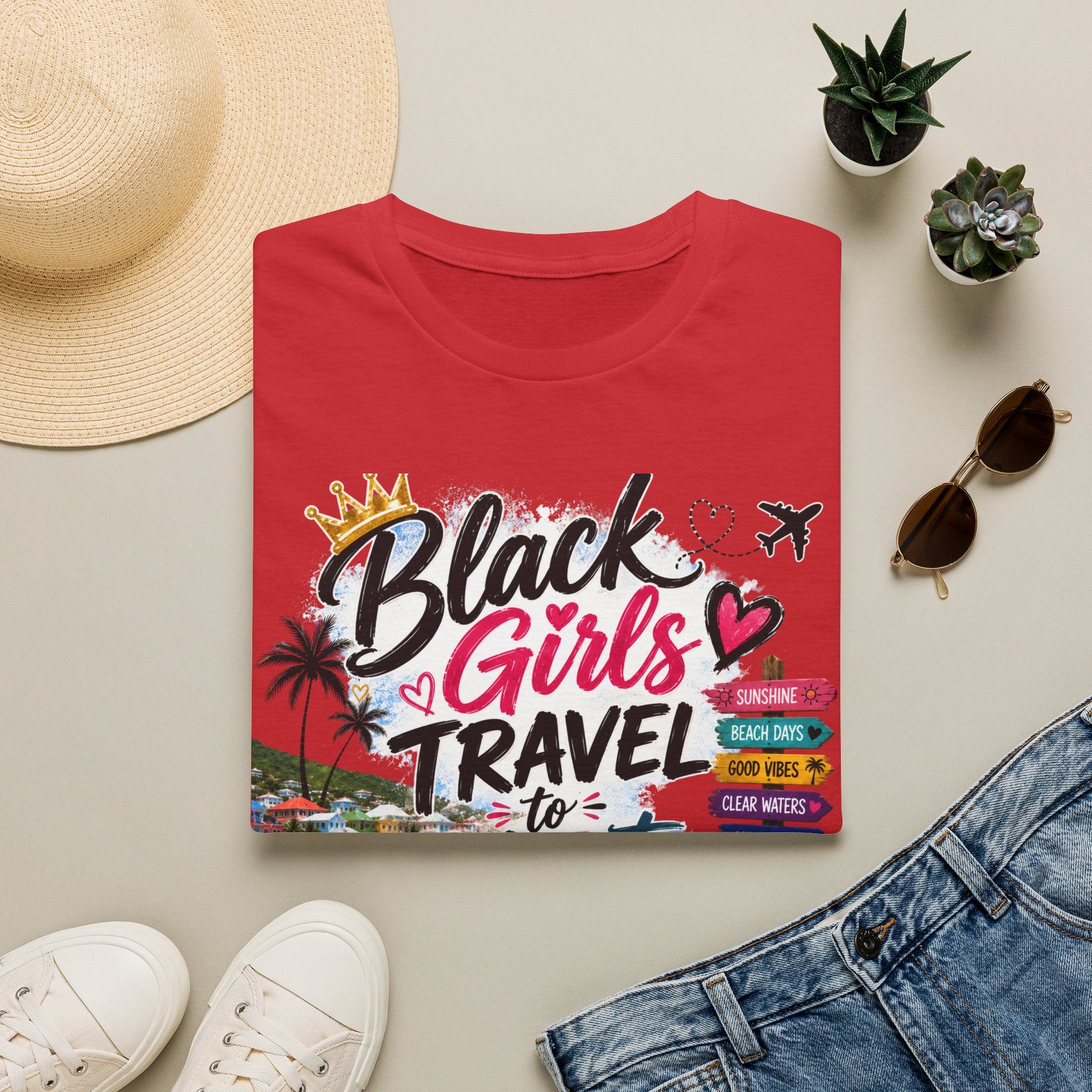 Black Girls Travel to St. Maarten Tee